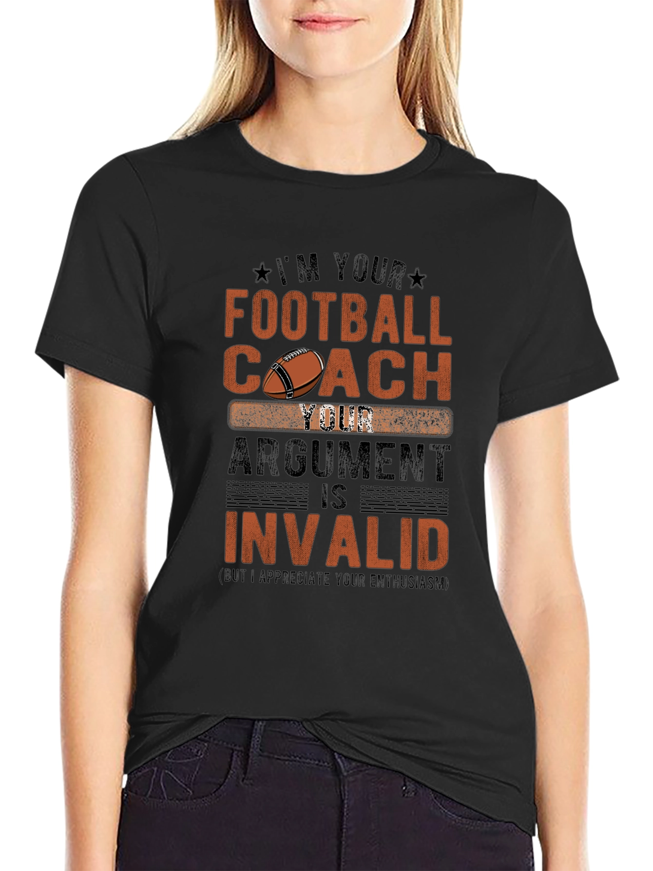 Football Coach T-Shirt - Argument Invalid