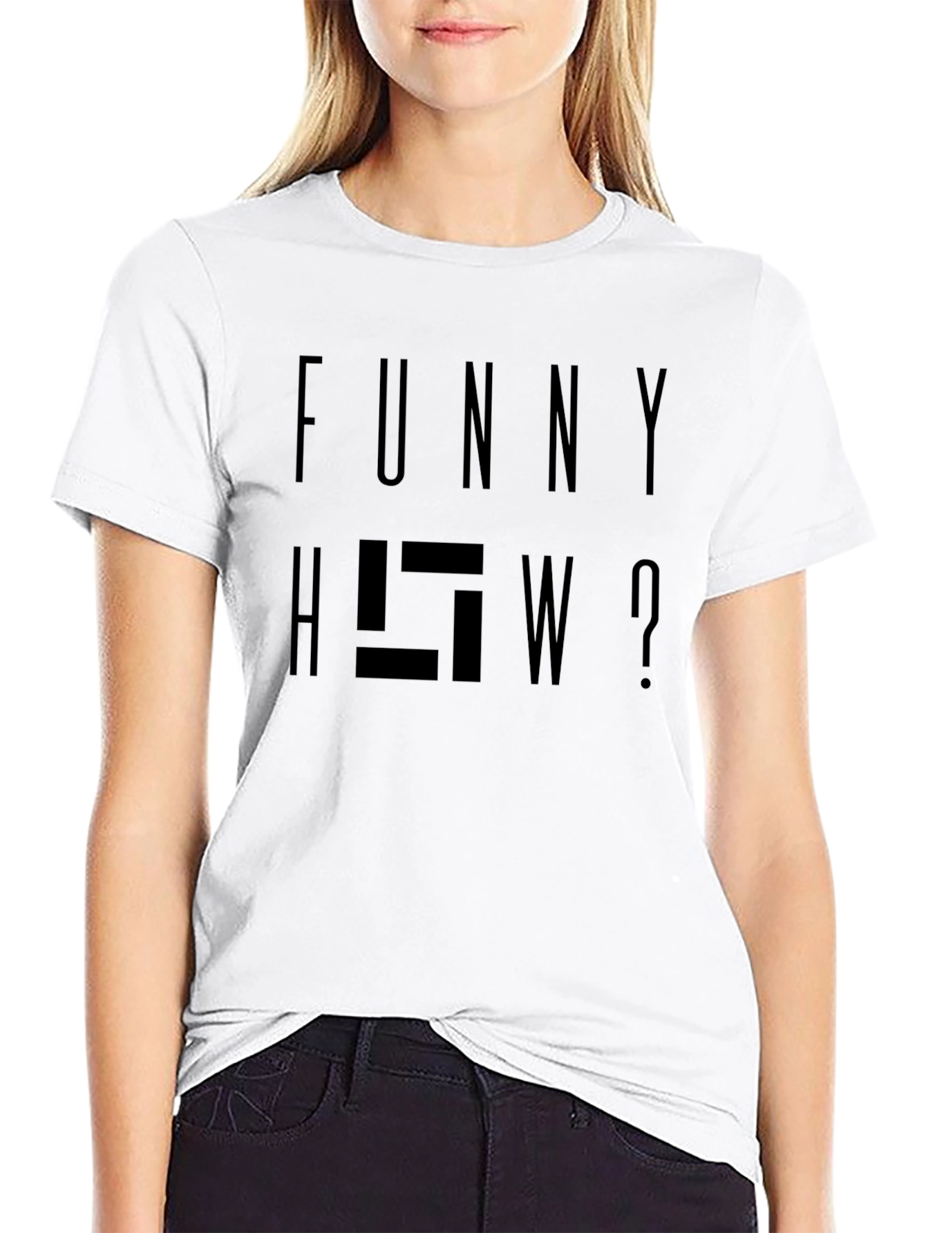 Funny HOW? Graphic Tee - Dark Humor T-Shirt