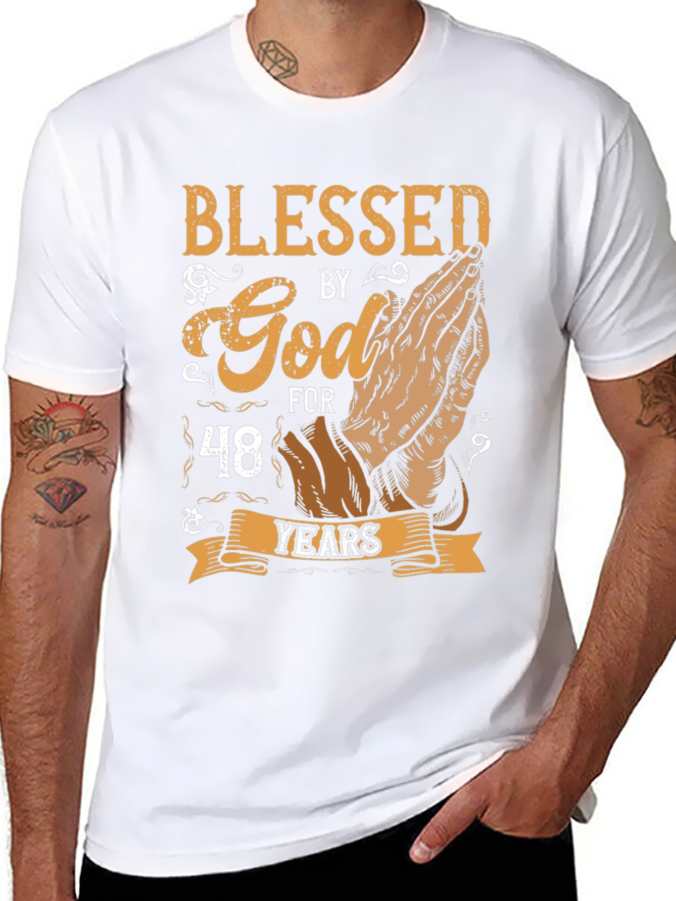 Blessed By God 48 Years T-Shirt