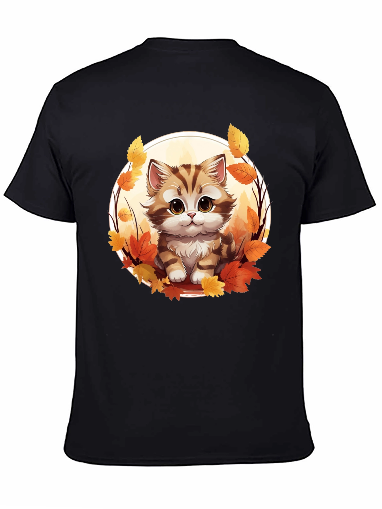 Cute Autumn Kitten T-Shirt