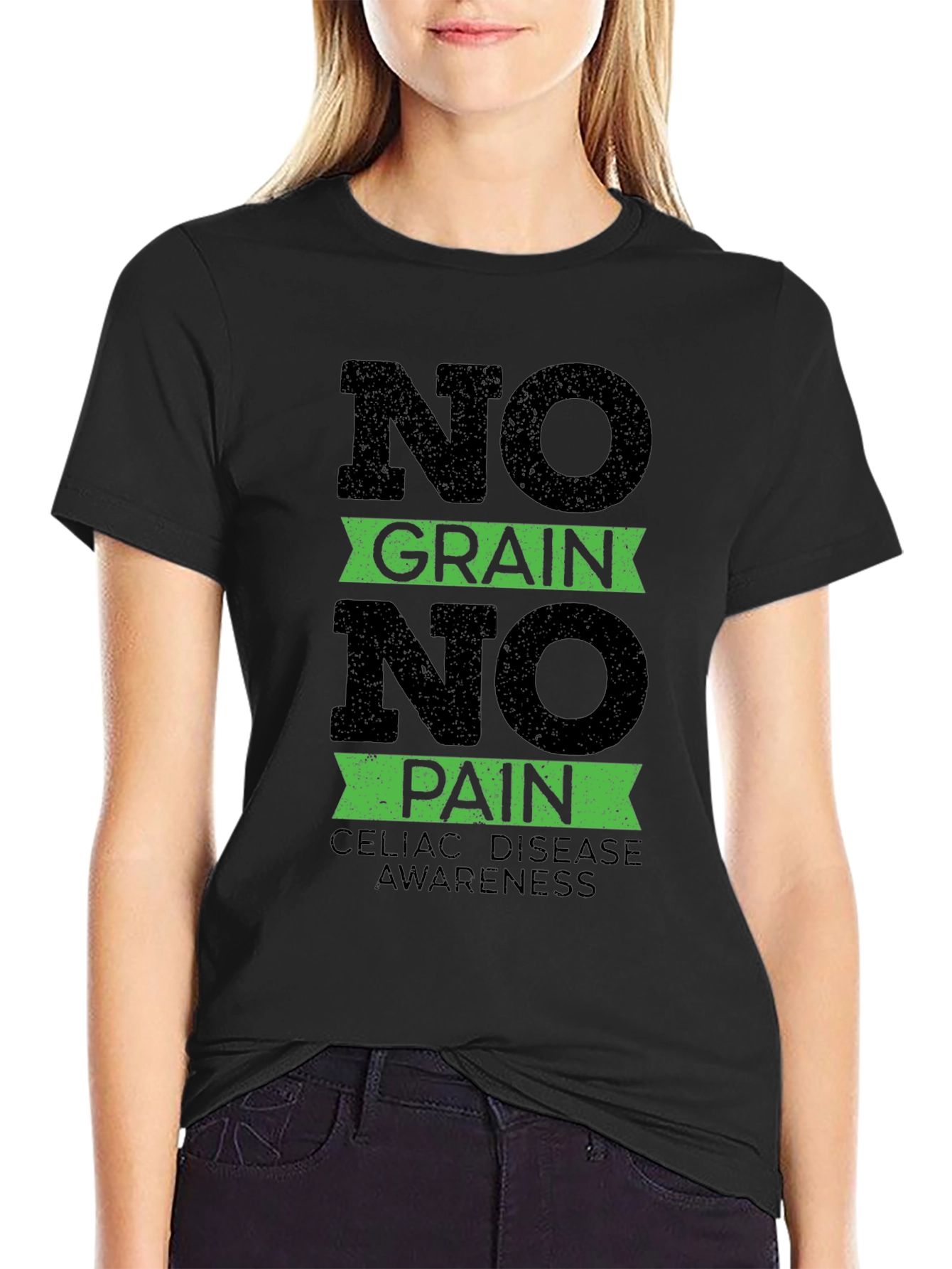 No Grain No Pain Celiac Disease Awareness T-Shirt