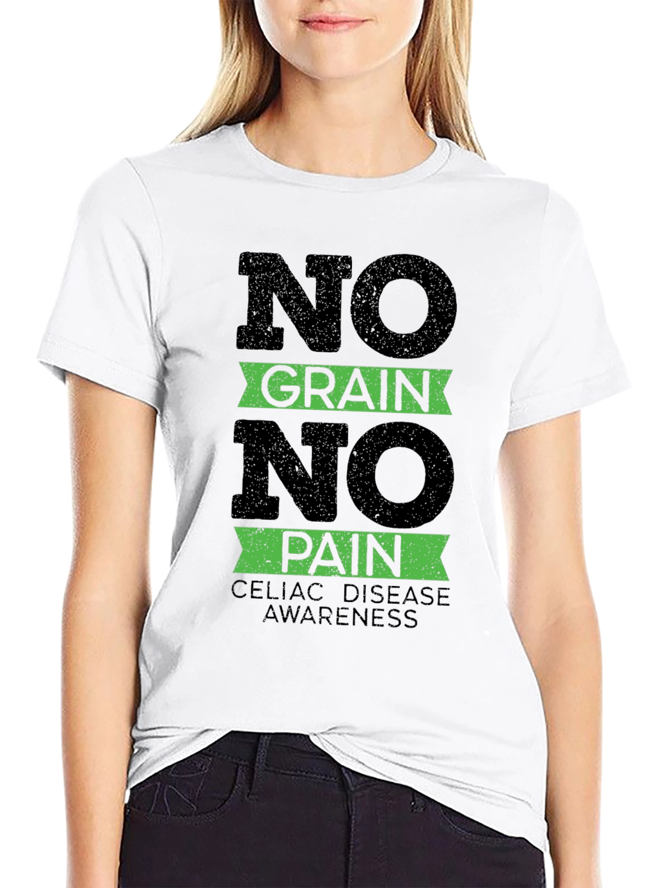 No Grain No Pain Celiac Disease Awareness T-Shirt