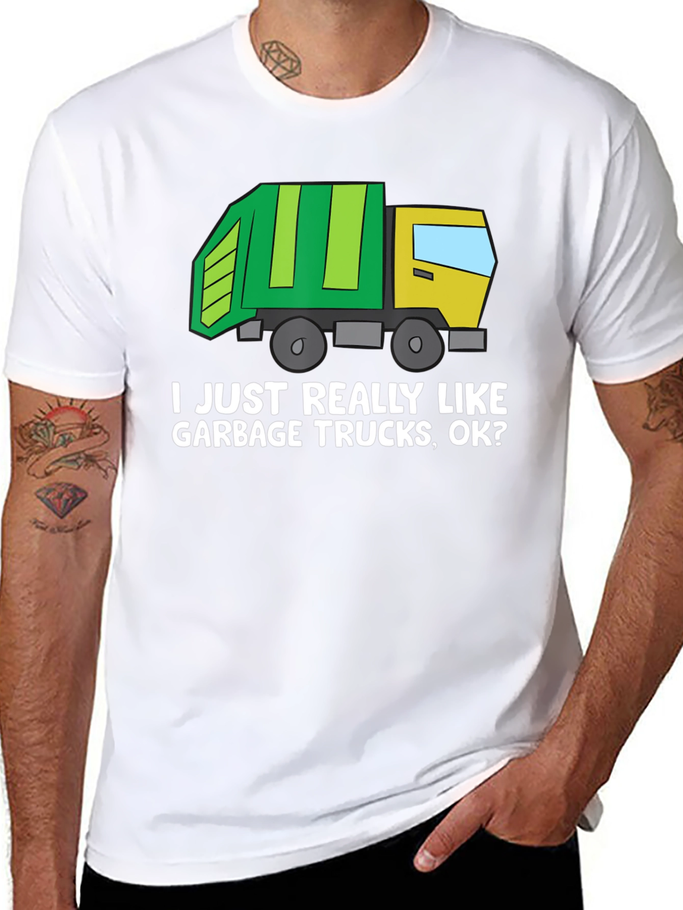 Garbage Truck Lover T-Shirt - Novelty Tee