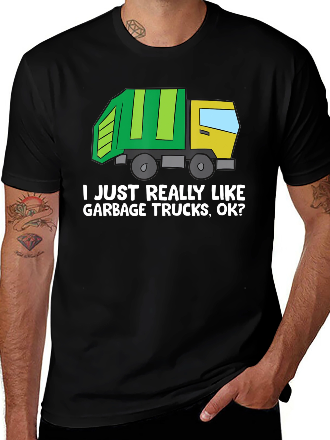 Garbage Truck Lover T-Shirt - Novelty Tee