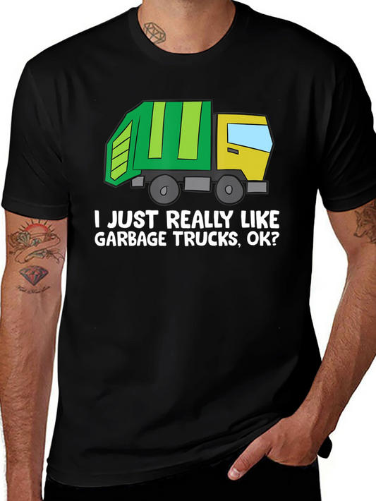 Garbage Truck Lover T-Shirt - Novelty Tee