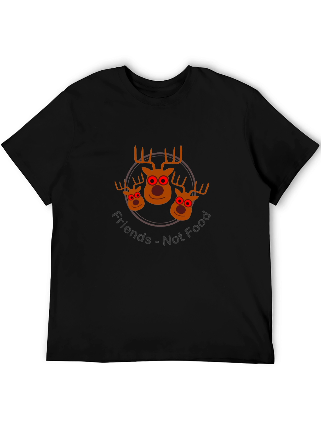 Friends Not Food Reindeer Graphic Tee