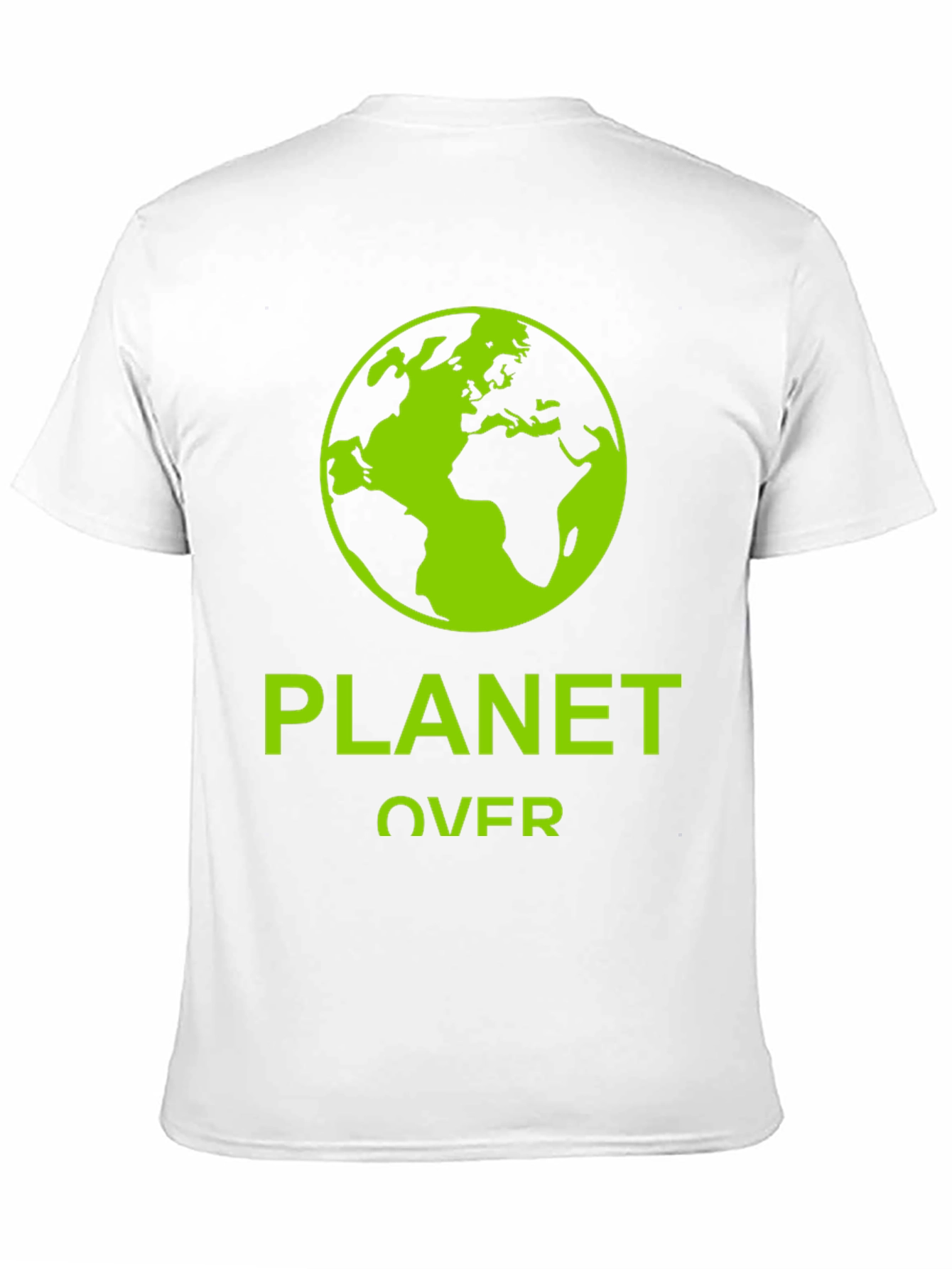 Planet Over Graphic T-Shirt - Eco-Friendly Design