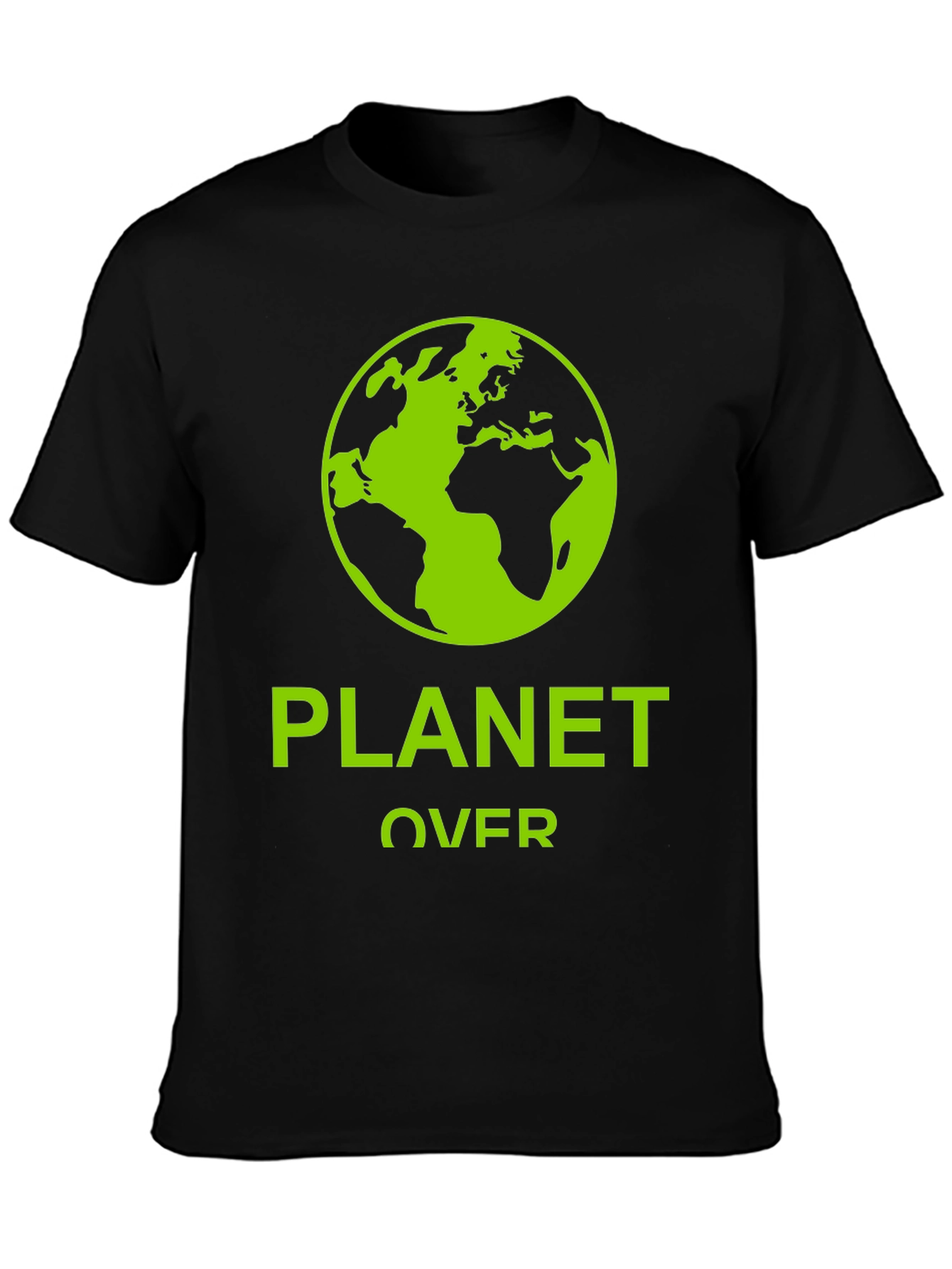 Planet Over Graphic T-Shirt - Eco-Friendly Design