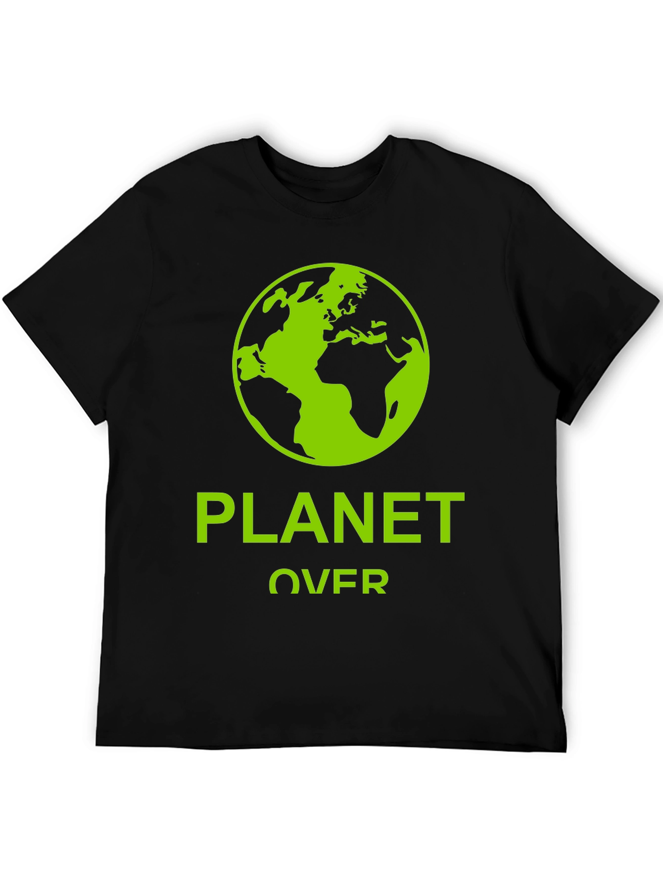 Planet Over Graphic T-Shirt - Eco-Friendly Design