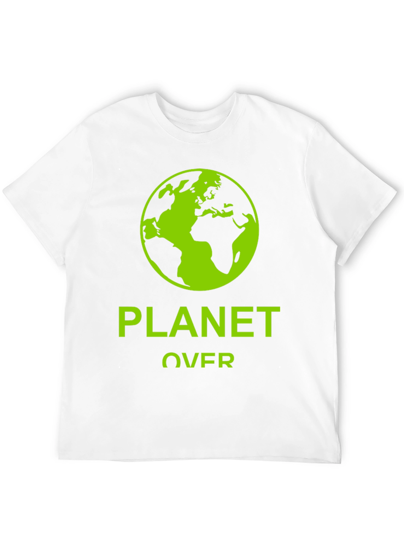 Planet Over Graphic T-Shirt - Eco-Friendly Design