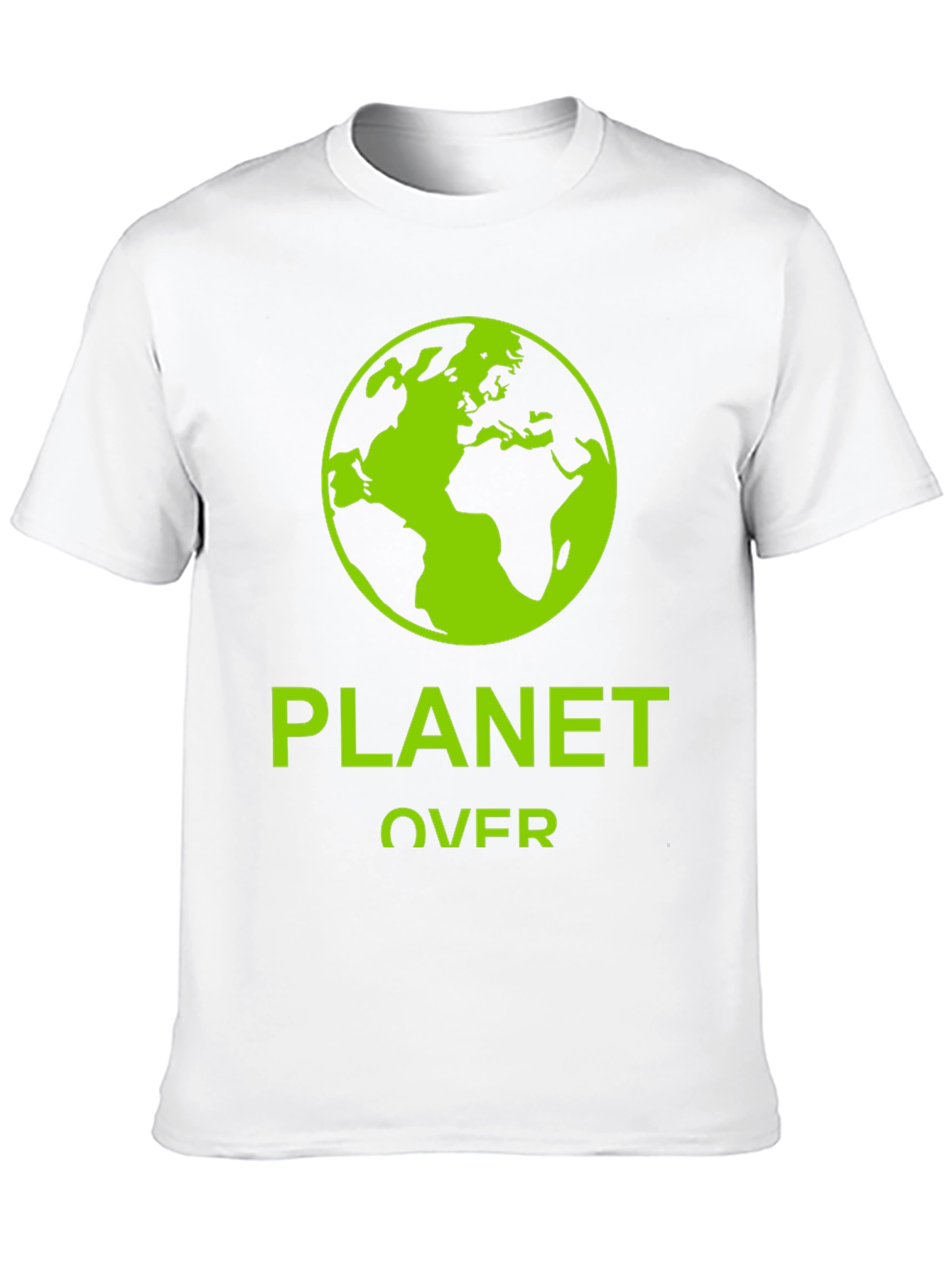 Planet Over Graphic T-Shirt - Eco-Friendly Design