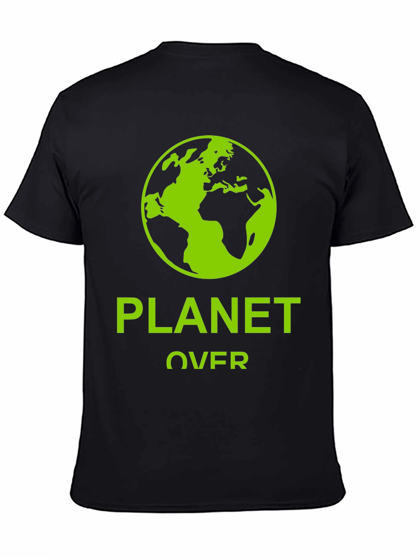 Planet Over Graphic T-Shirt - Eco-Friendly Design