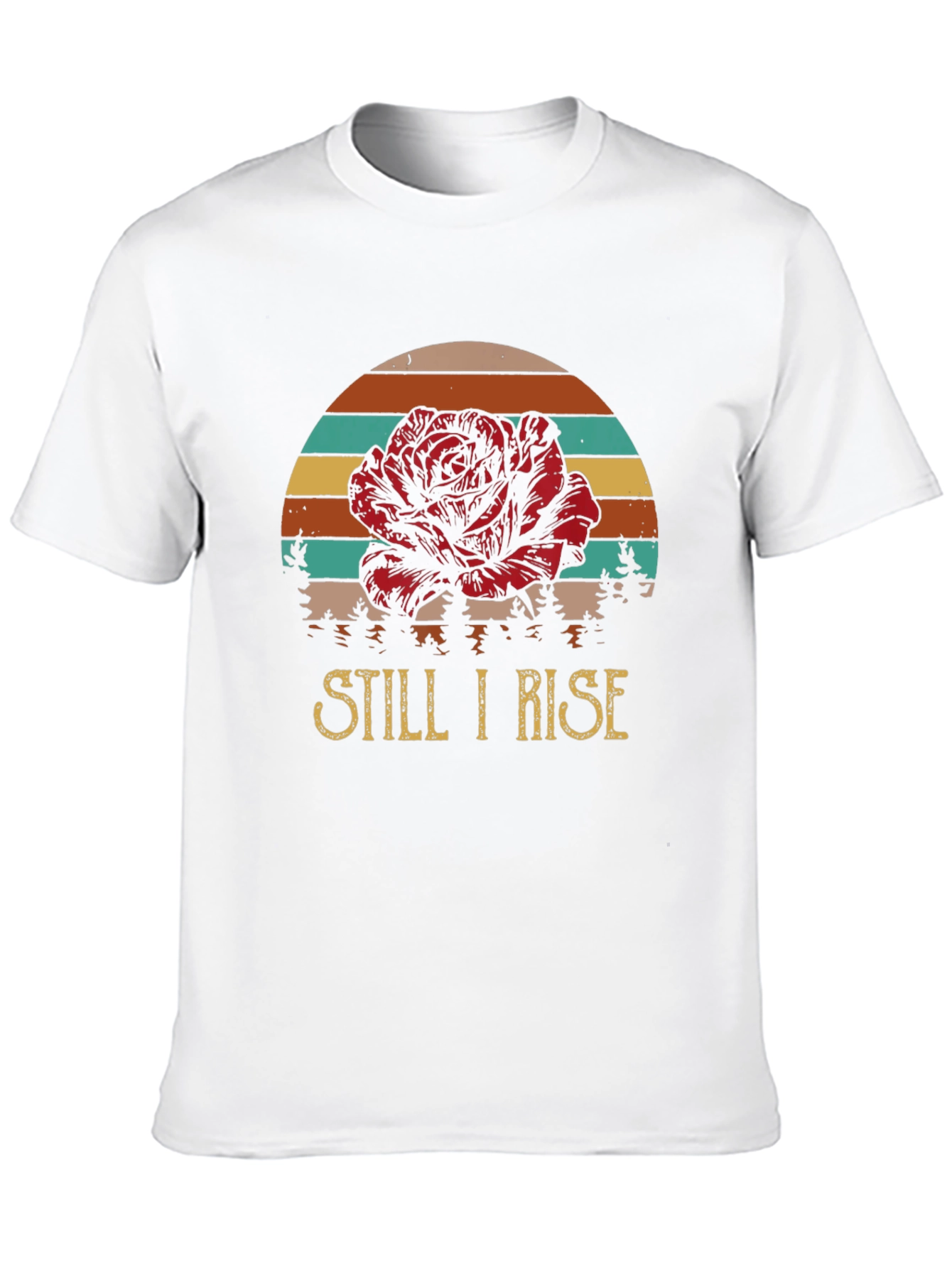 Still I Rise Rose Graphic T-Shirt
