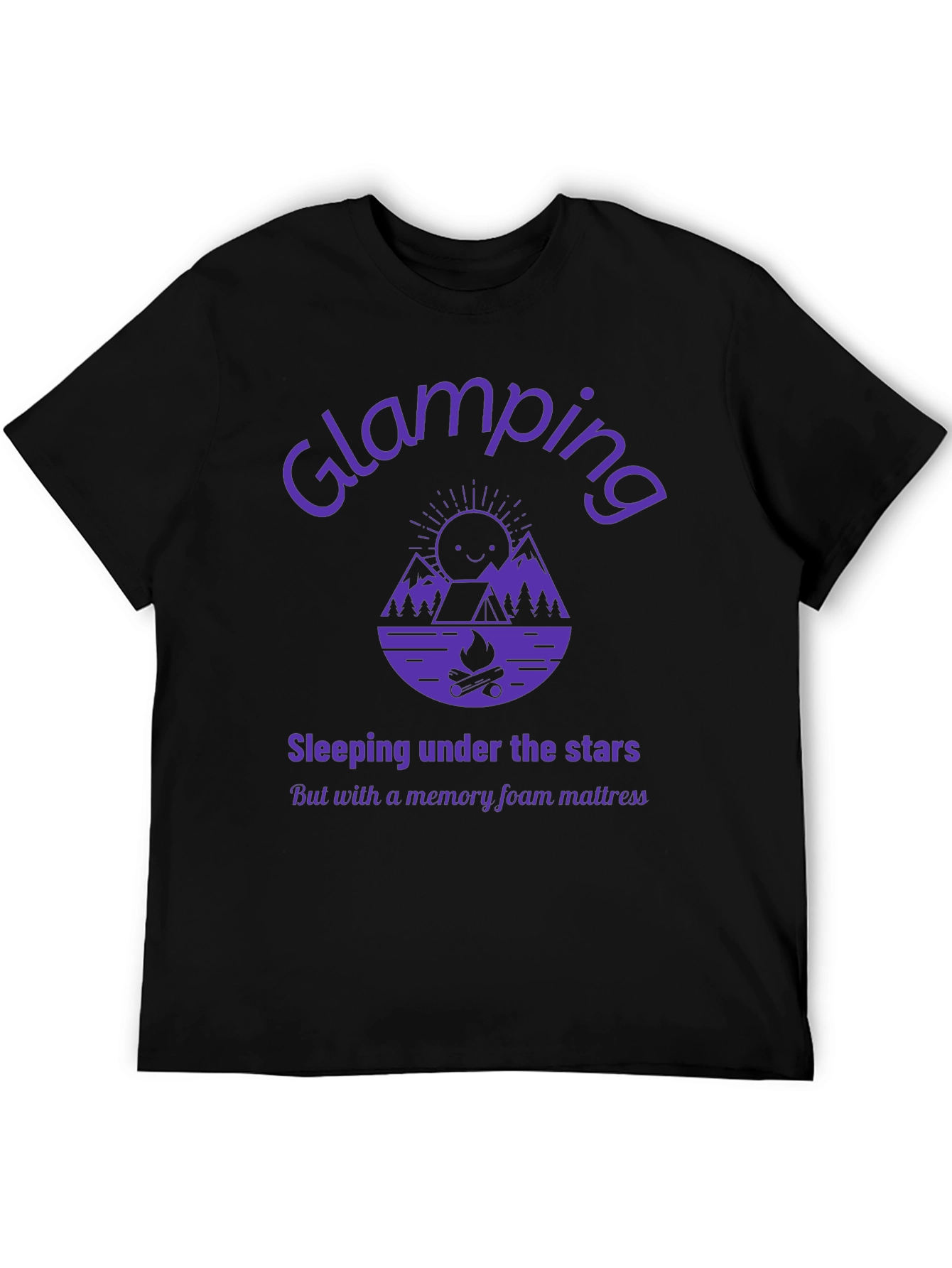 Glamping Graphic Tee - Sleeping Under the Stars