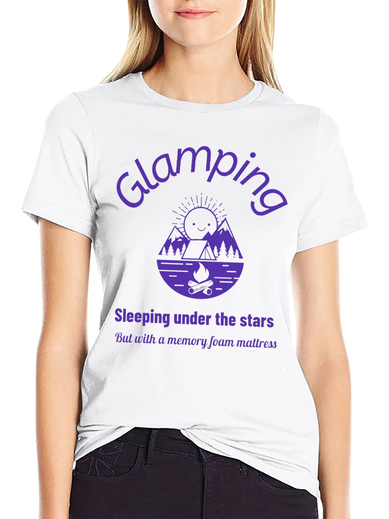 Glamping Graphic Tee - Sleeping Under the Stars