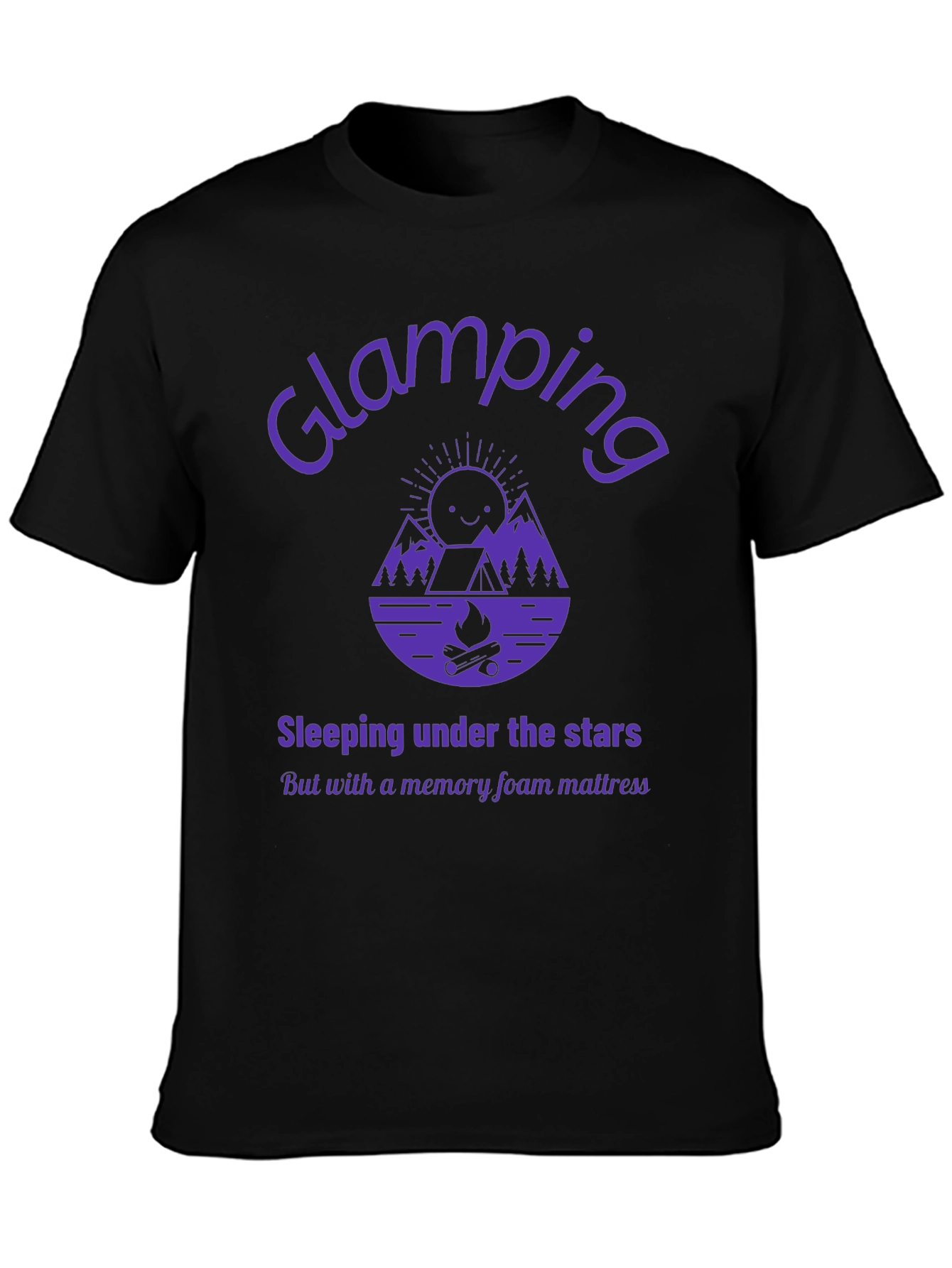 Glamping Graphic Tee - Sleeping Under the Stars