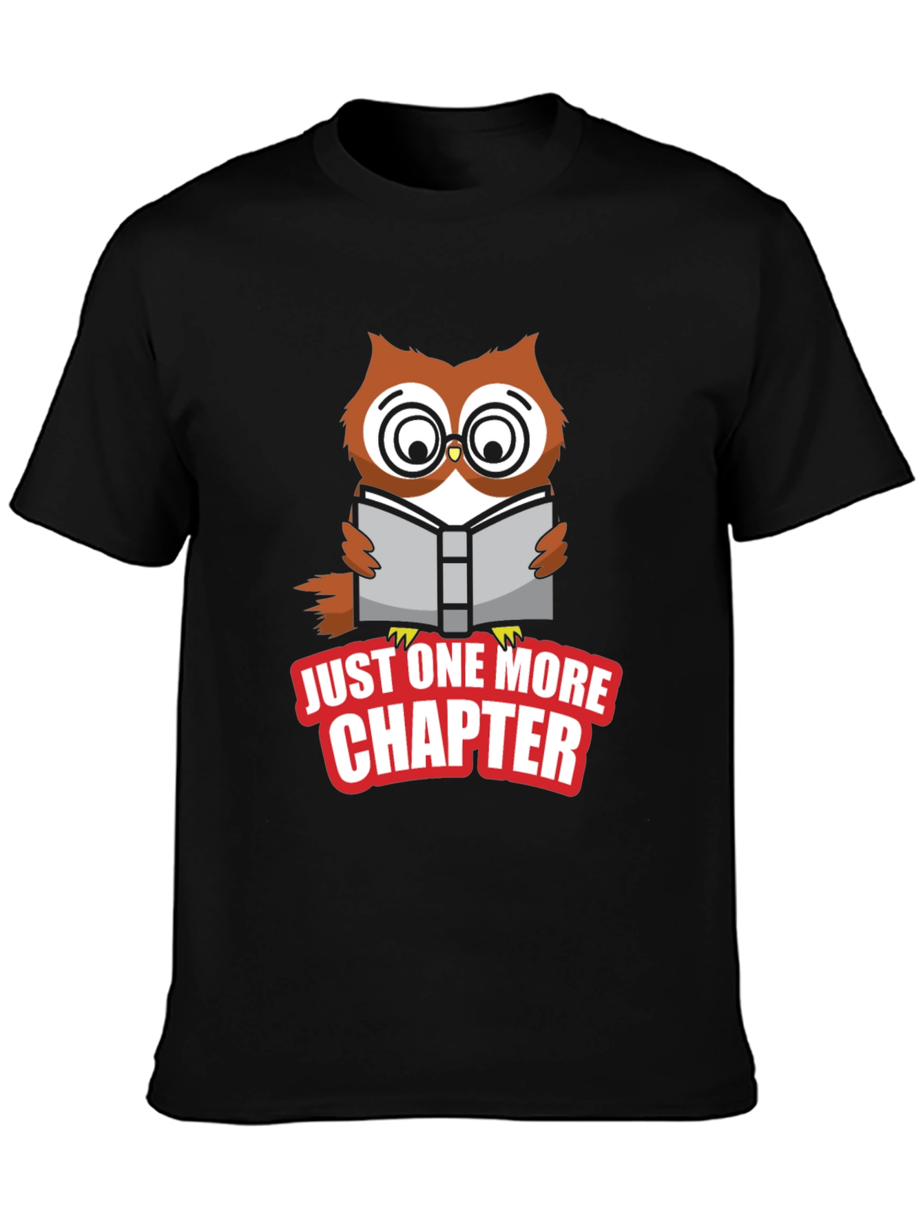 Just One More Chapter Owl Graphic Tee