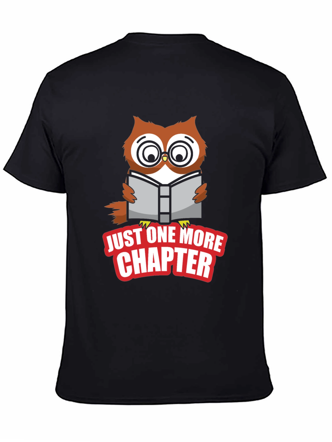 Just One More Chapter Owl Graphic Tee