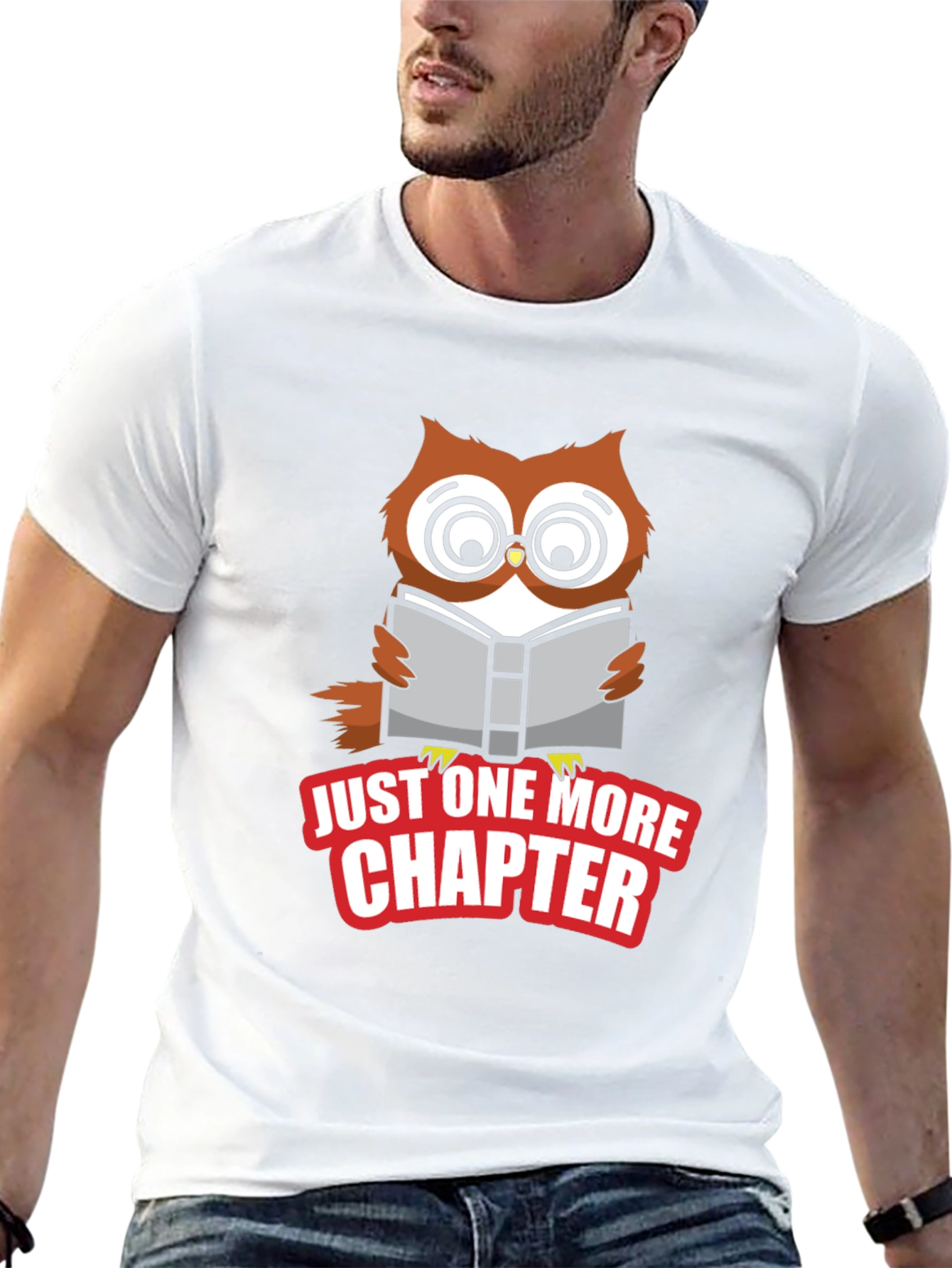 Just One More Chapter Owl Graphic Tee