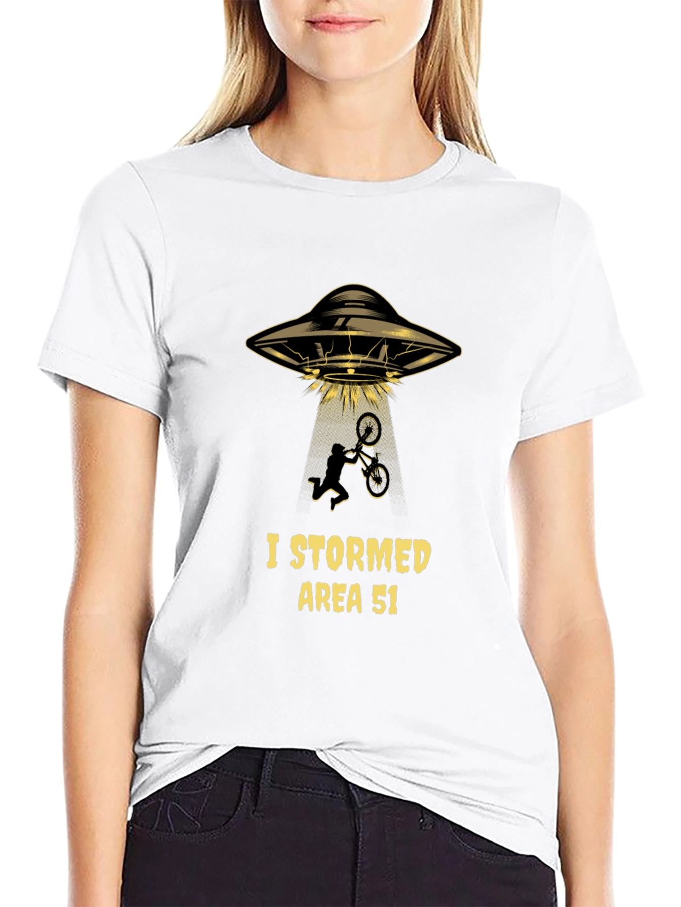 I Stormed Area 51 Alien UFO T-Shirt