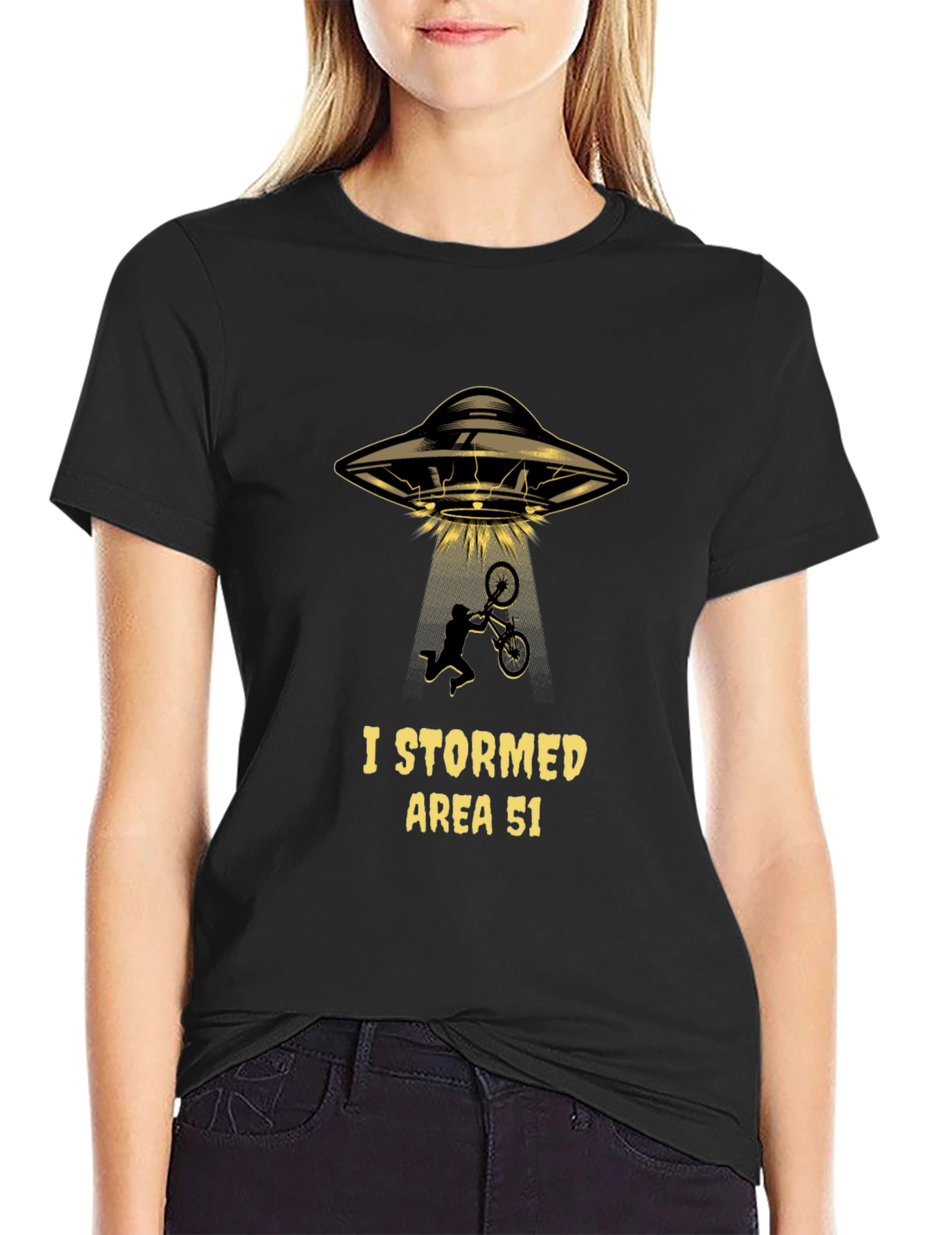 I Stormed Area 51 Alien UFO T-Shirt