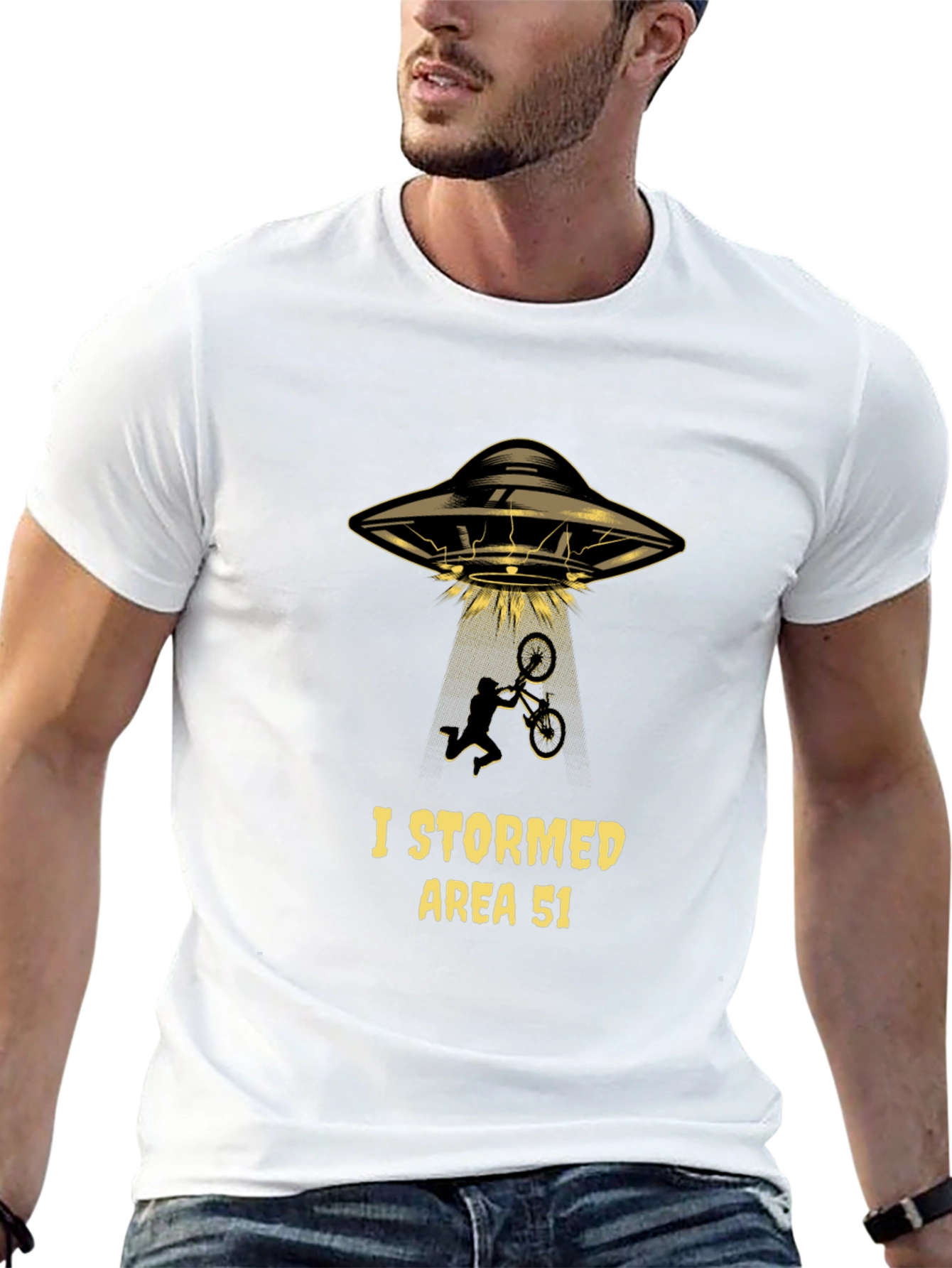 I Stormed Area 51 Alien UFO T-Shirt