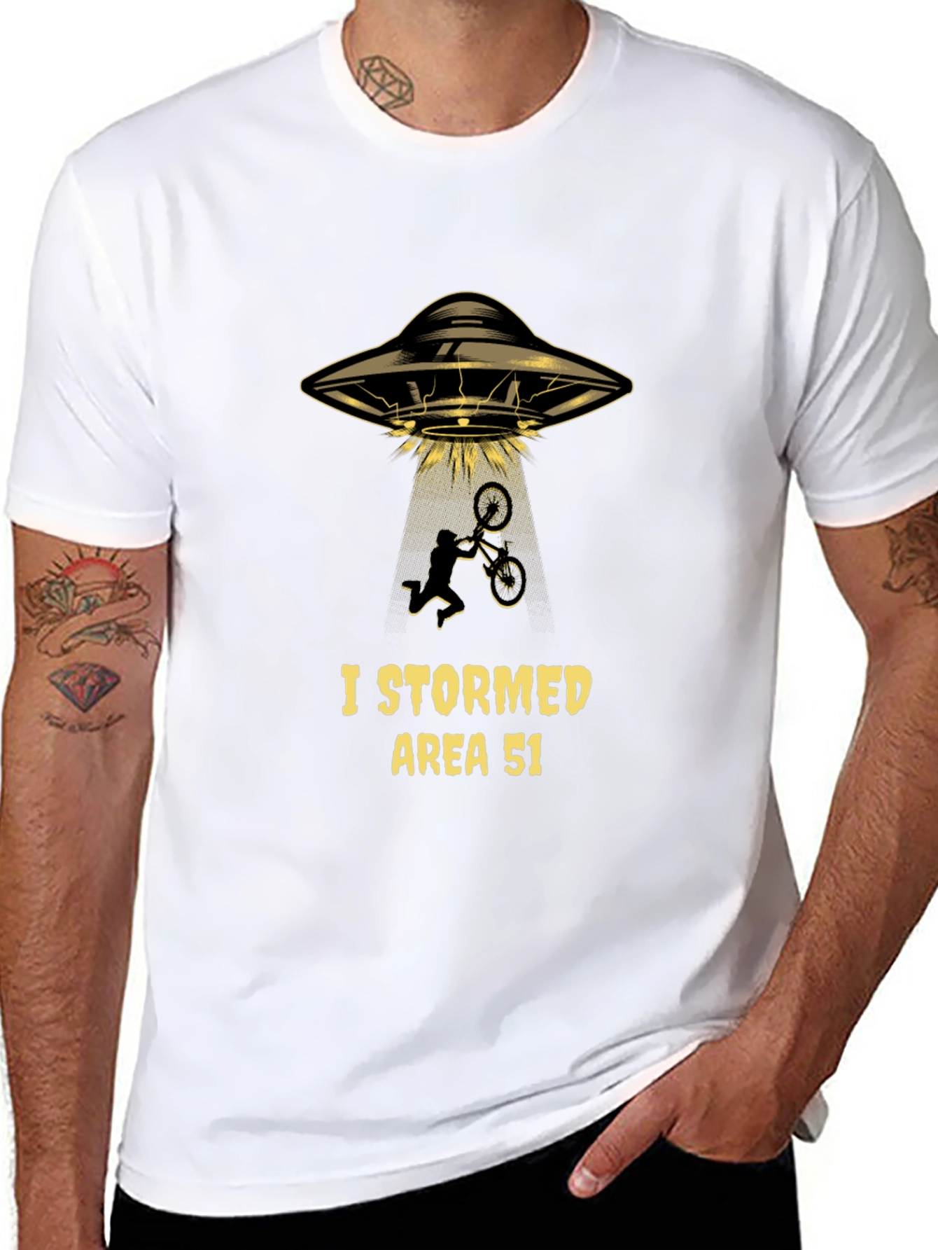 I Stormed Area 51 Alien UFO T-Shirt