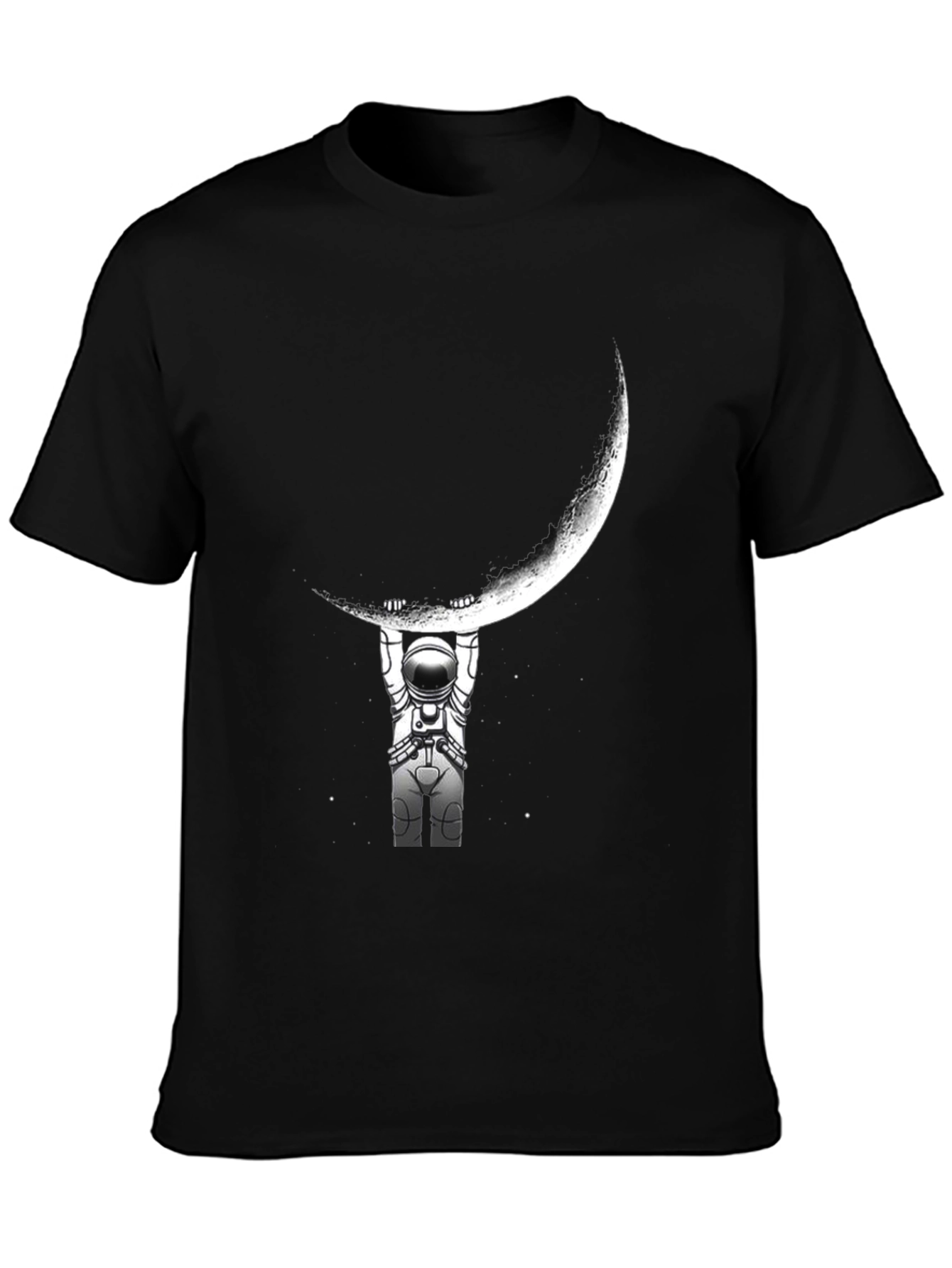Astronaut Moon Lift Graphic T-Shirt