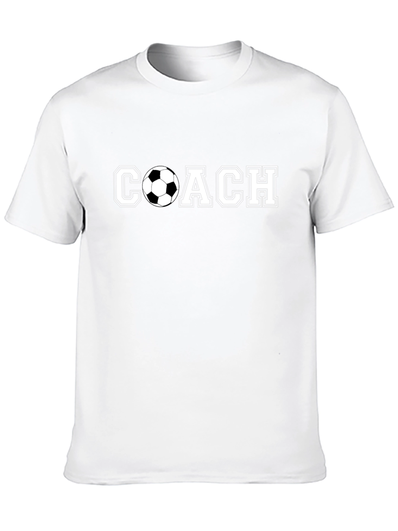 Soccer Coach Graphic Tee - Black T-Shirt