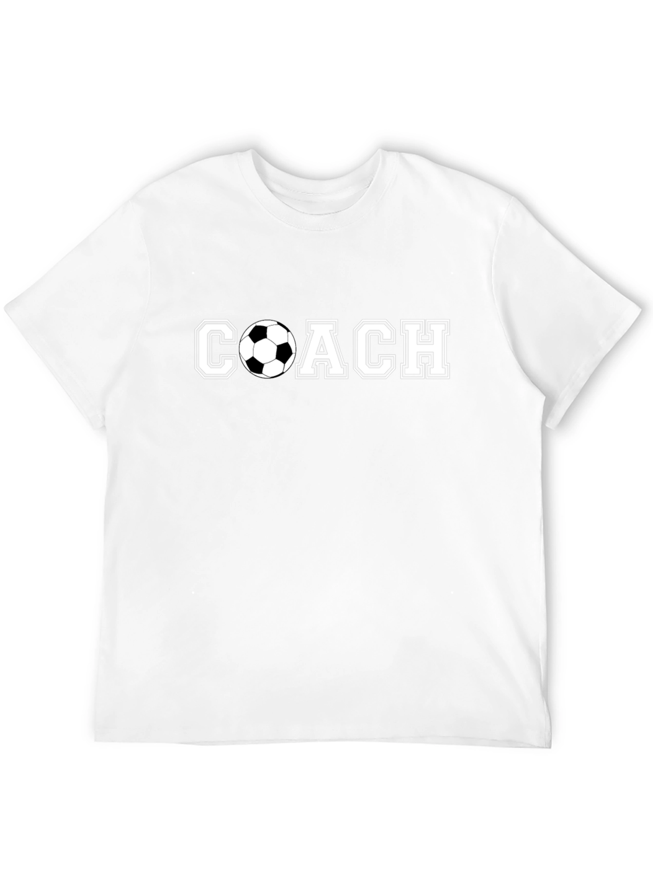 Soccer Coach Graphic Tee - Black T-Shirt