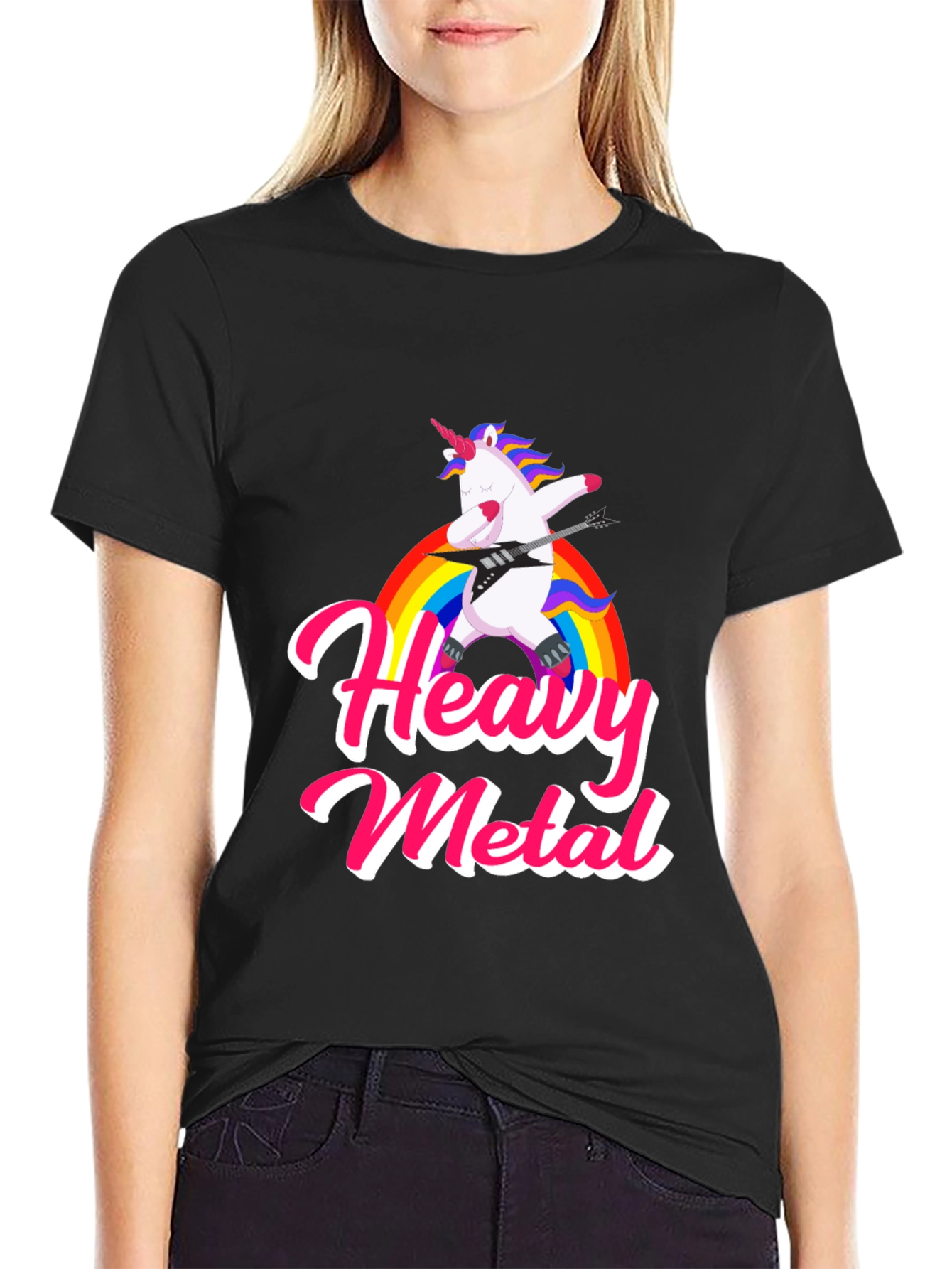 Heavy Metal Unicorn Graphic Tee