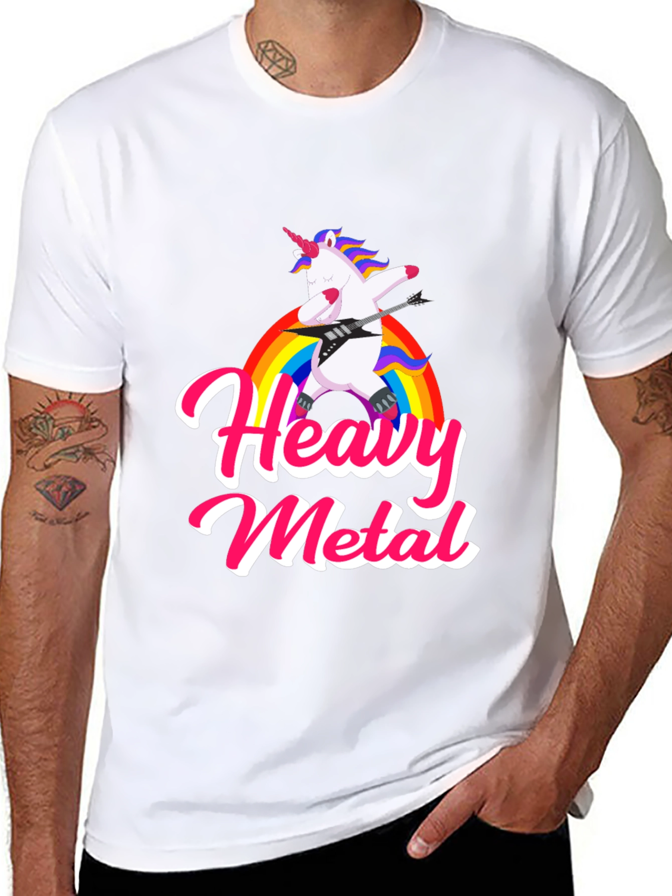 Heavy Metal Unicorn Graphic Tee
