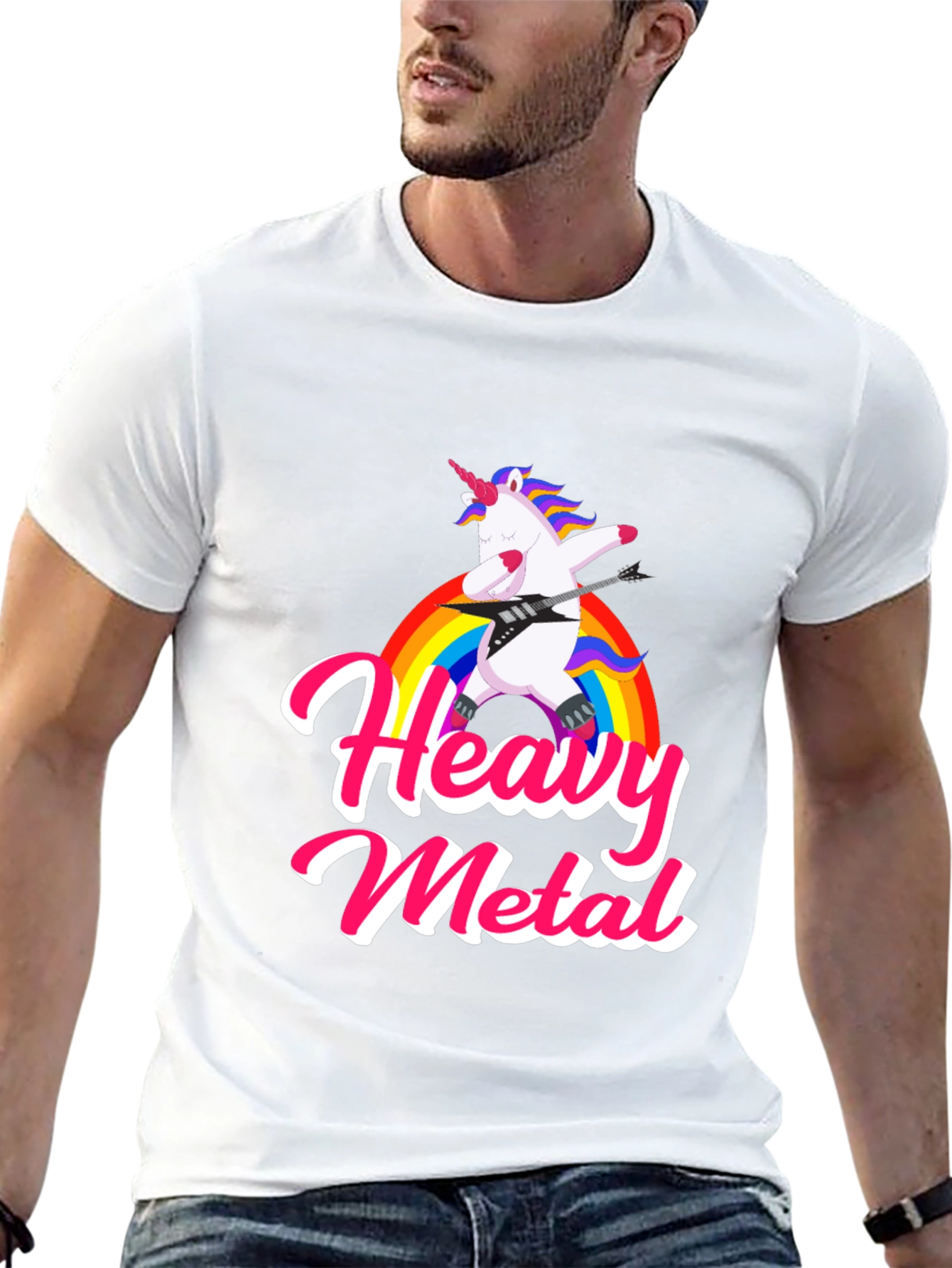 Heavy Metal Unicorn Graphic Tee