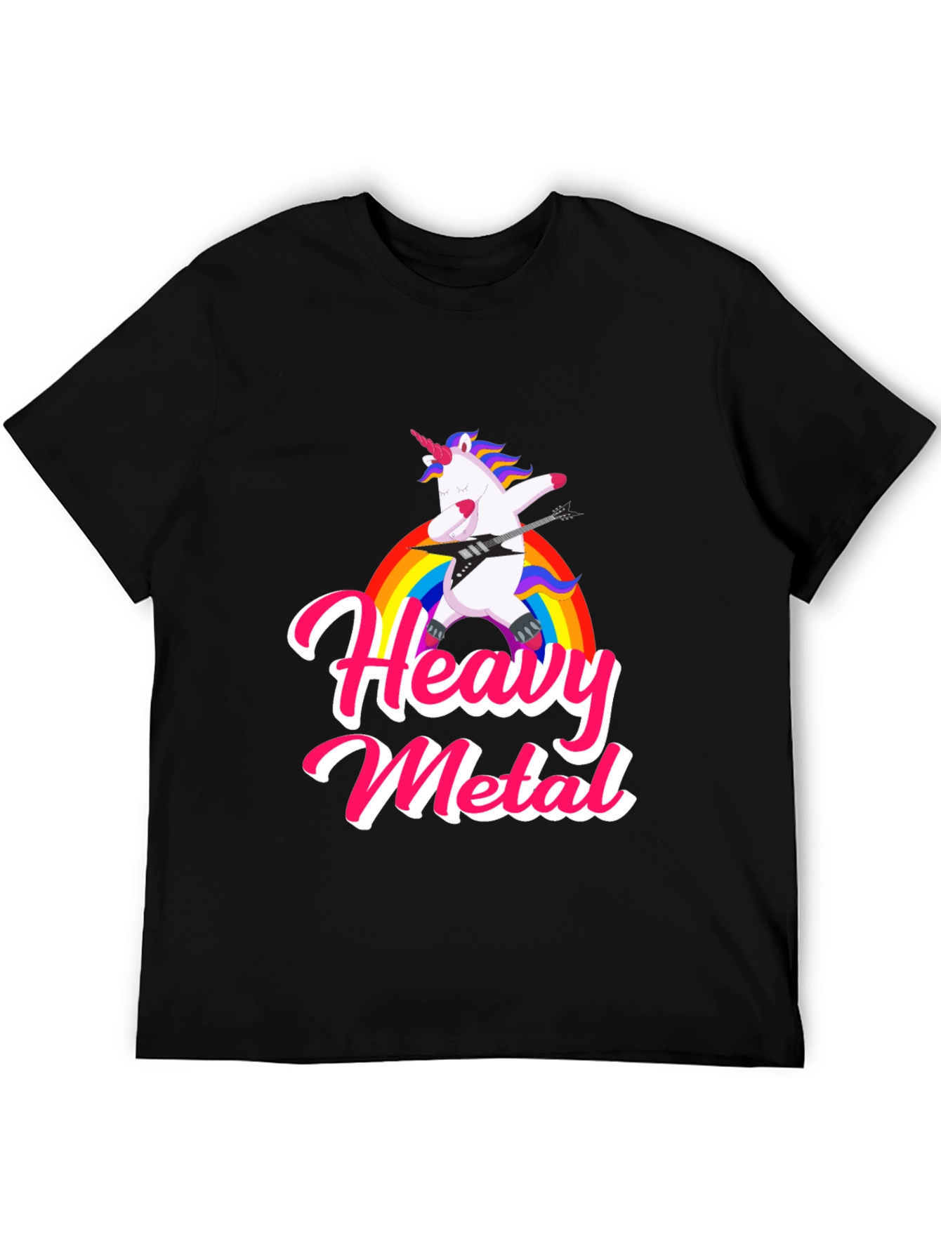Heavy Metal Unicorn Graphic Tee