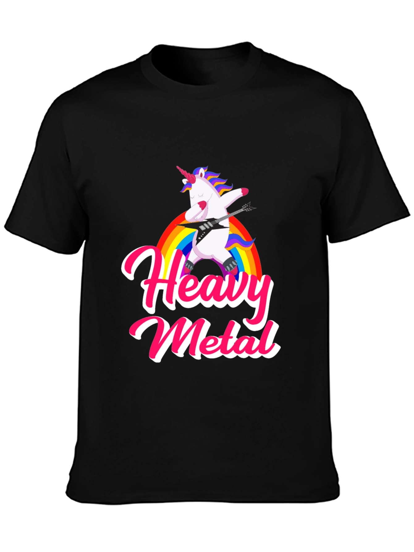 Heavy Metal Unicorn Graphic Tee