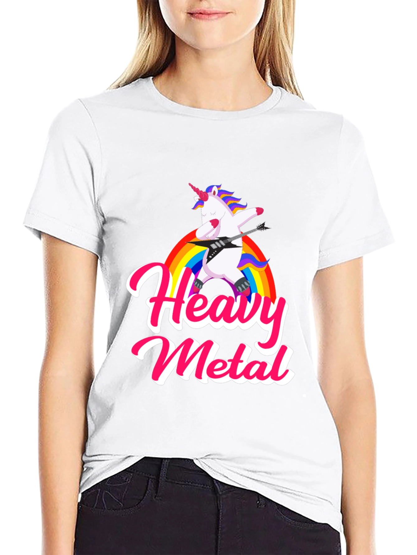 Heavy Metal Unicorn Graphic Tee