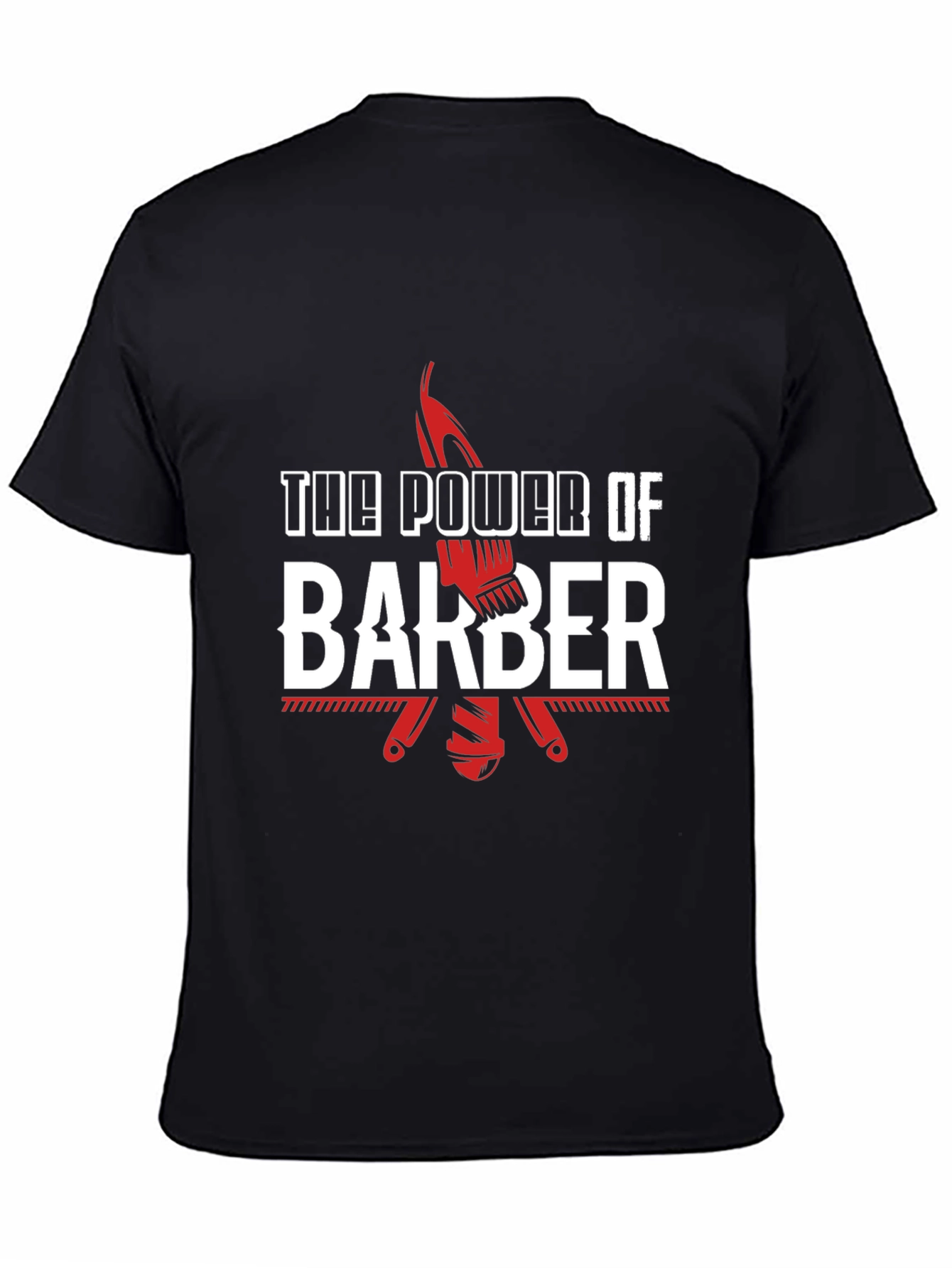 The Power of Barber T-Shirt - Stylish Graphic Tee