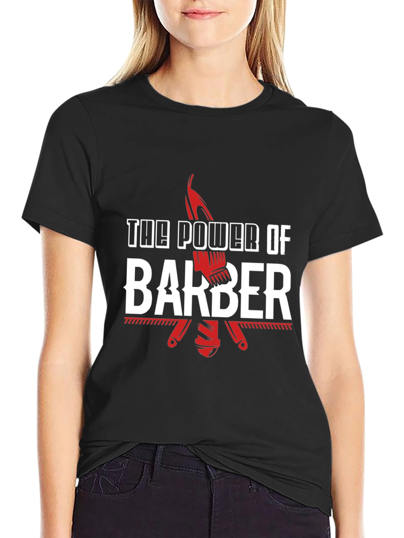 The Power of Barber T-Shirt - Stylish Graphic Tee