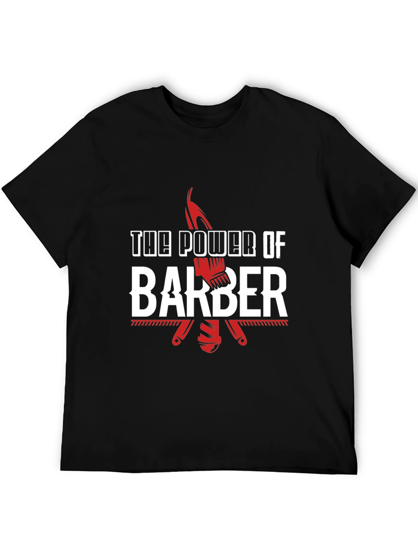 The Power of Barber T-Shirt - Stylish Graphic Tee
