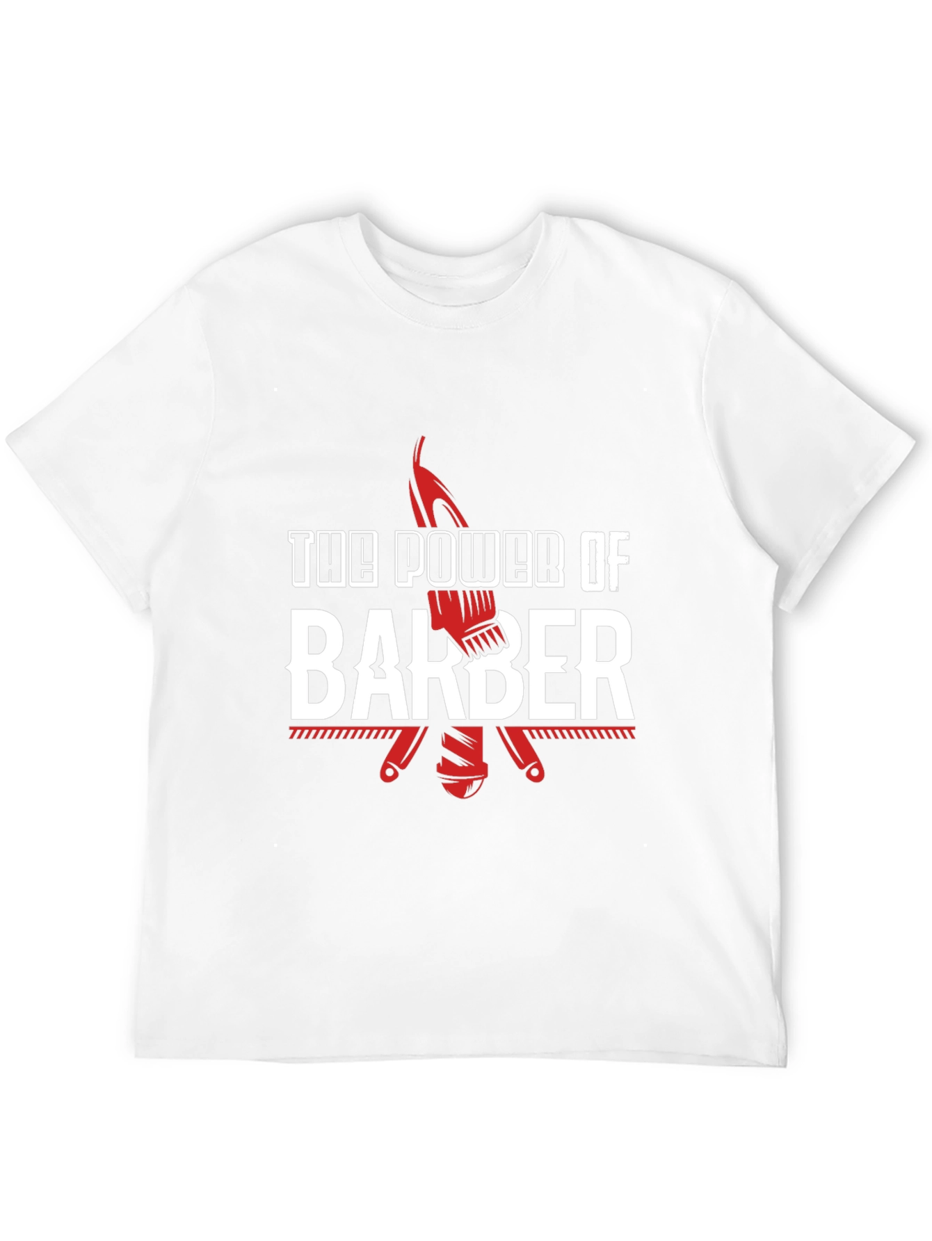 The Power of Barber T-Shirt - Stylish Graphic Tee