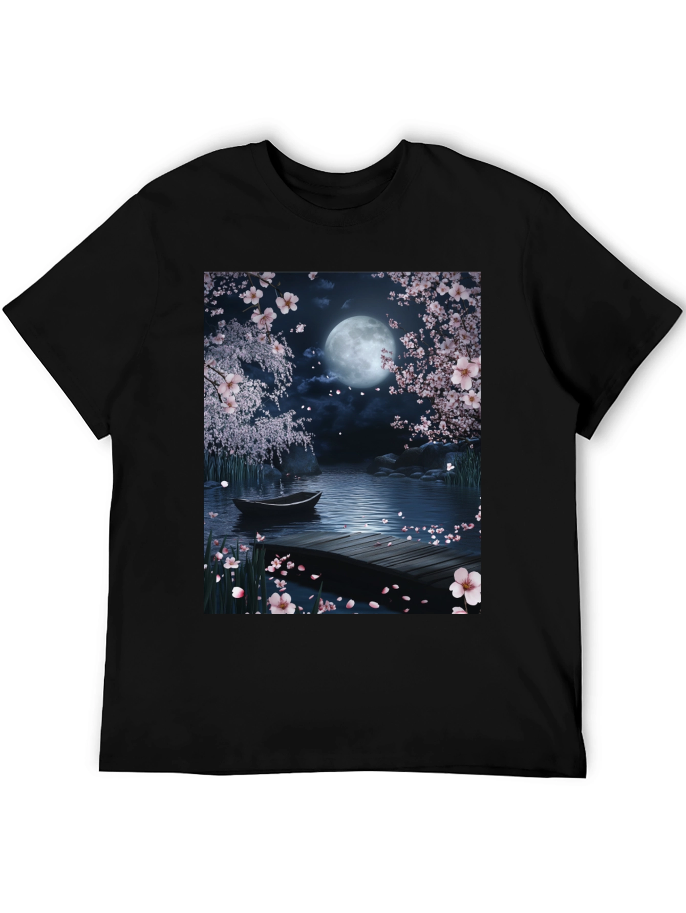 Moonlit Cherry Blossom T-Shirt