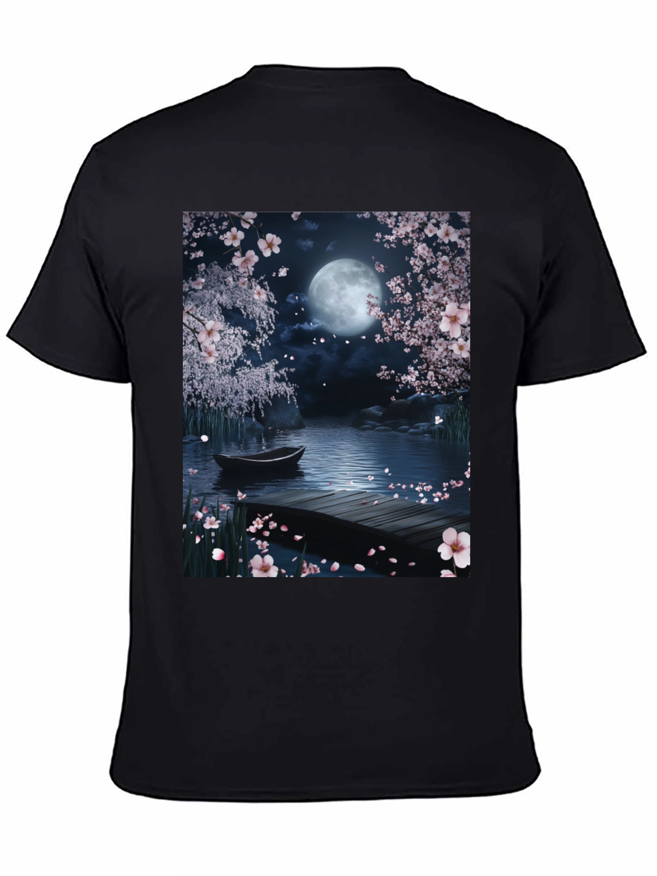 Moonlit Cherry Blossom T-Shirt