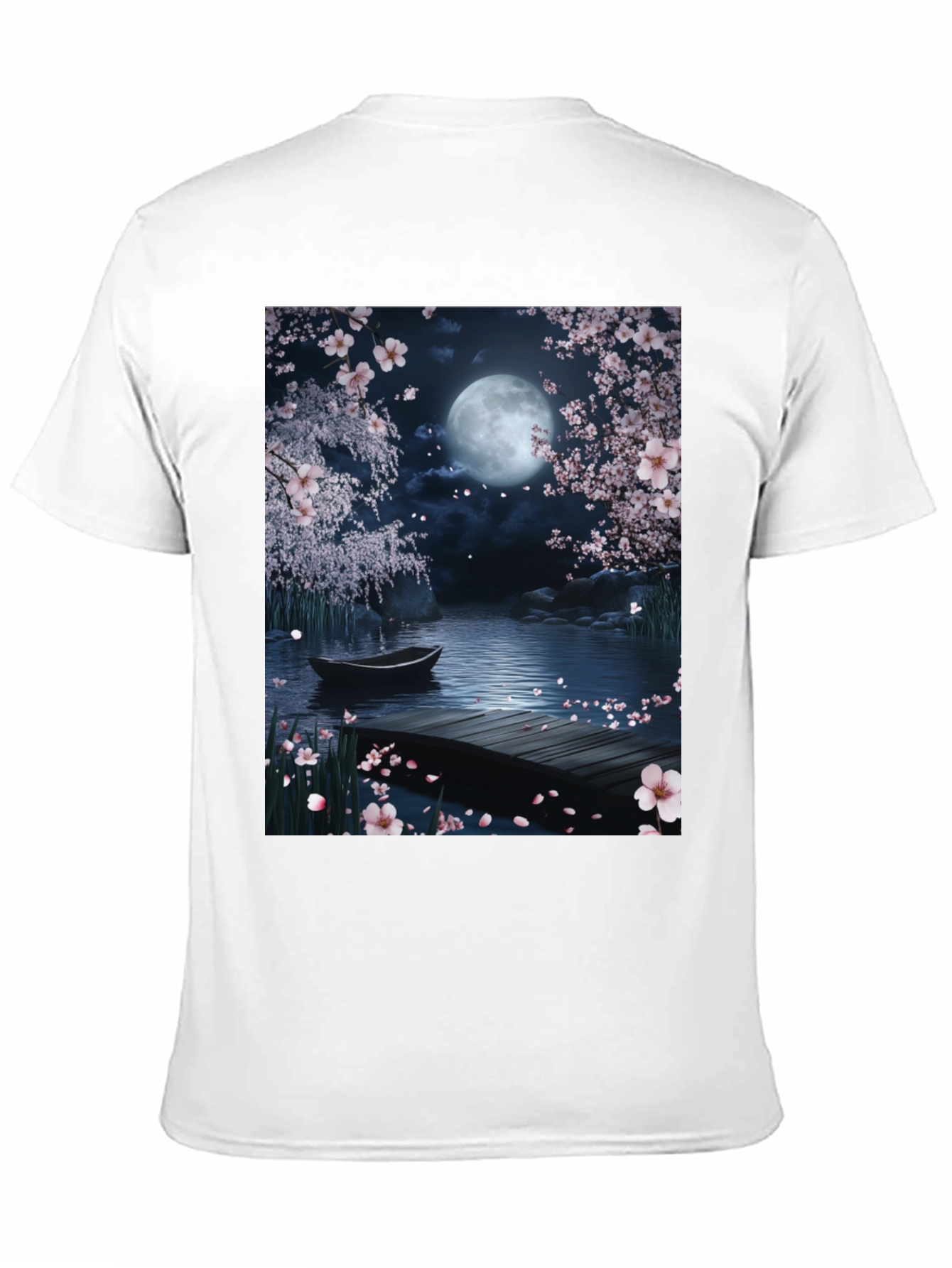 Moonlit Cherry Blossom T-Shirt