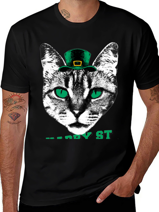 Lucky Cat St. Patricks Day T-Shirt