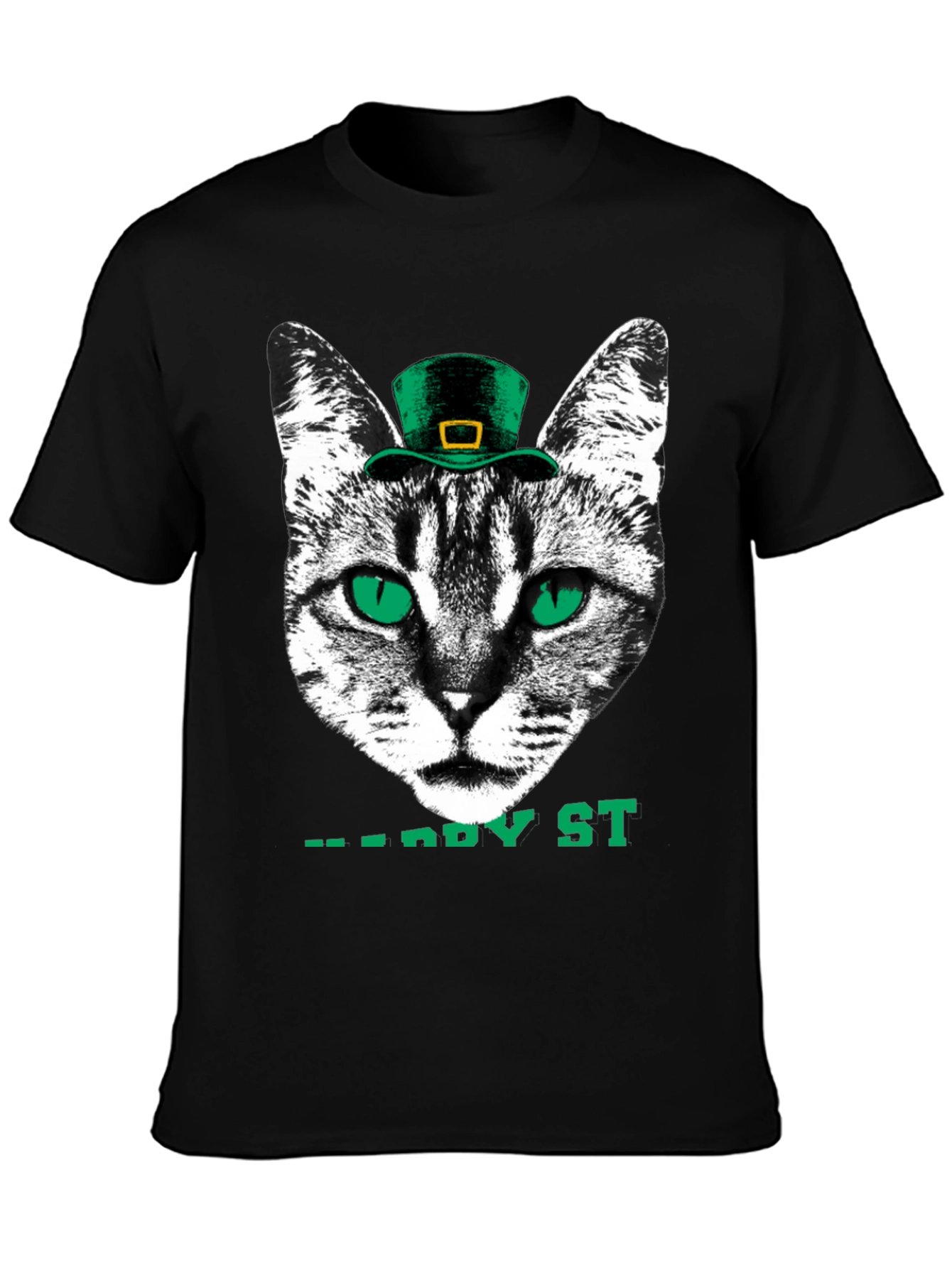 Lucky Cat St. Patricks Day T-Shirt