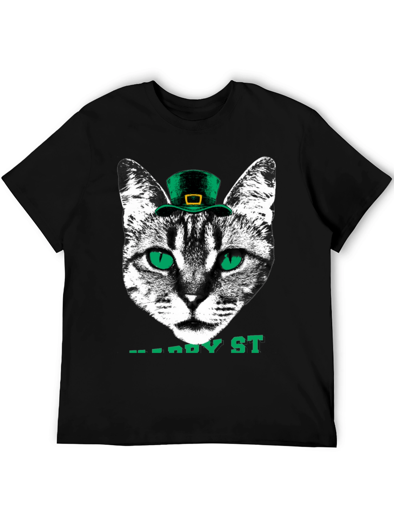Lucky Cat St. Patricks Day T-Shirt