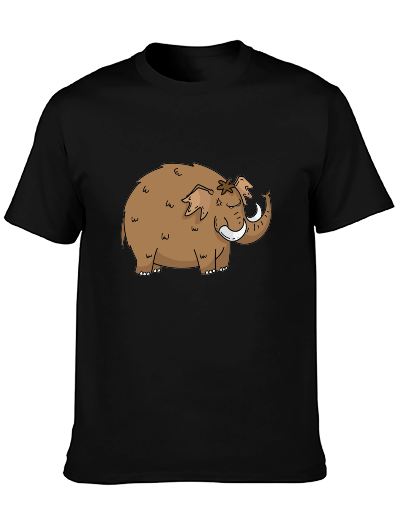 Mammoth Graphic Tee - Black Cotton T-Shirt