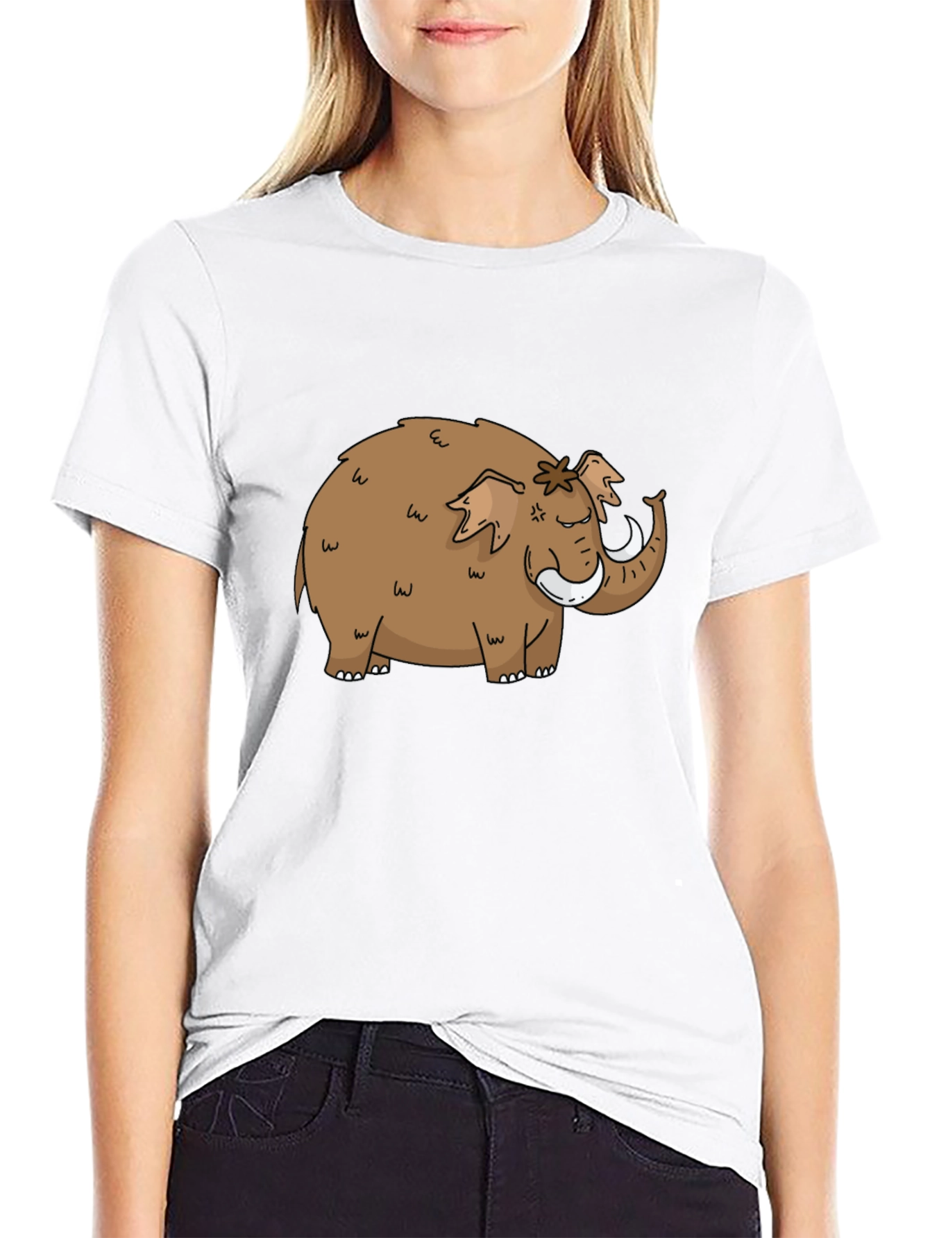 Mammoth Graphic Tee - Black Cotton T-Shirt