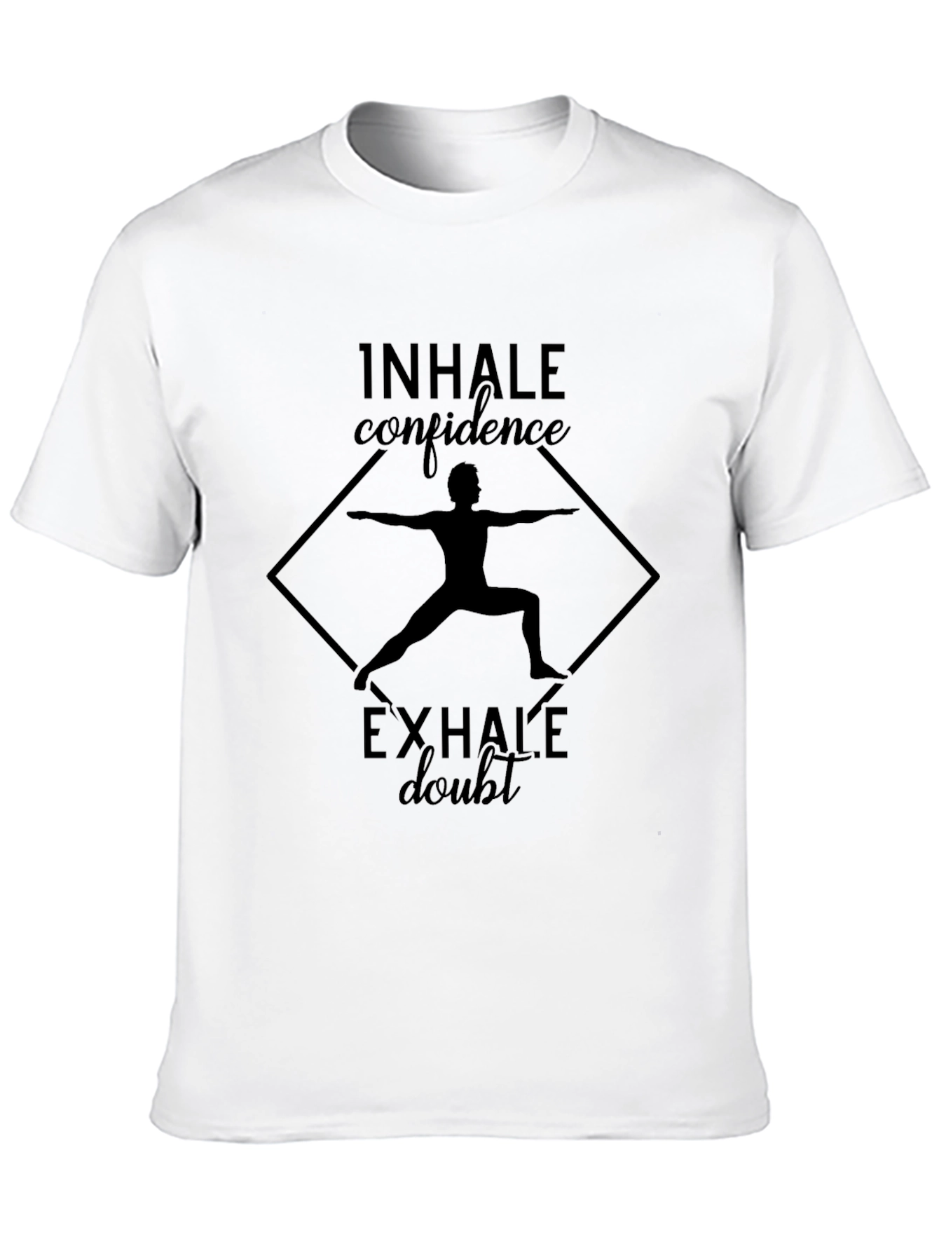 Inhale Confidence Exhale Doubt Yoga Graphic Tee