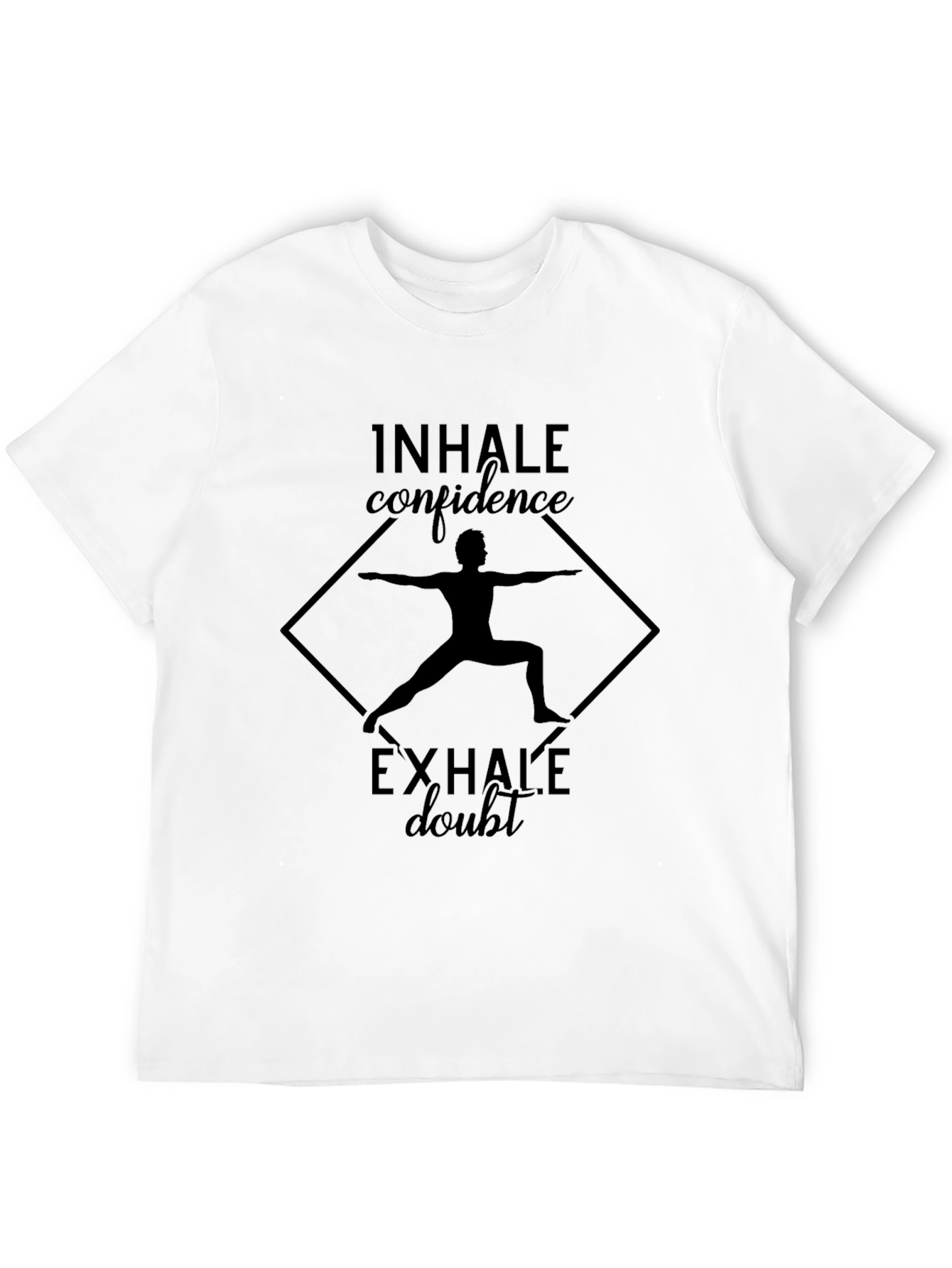Inhale Confidence Exhale Doubt Yoga Graphic Tee